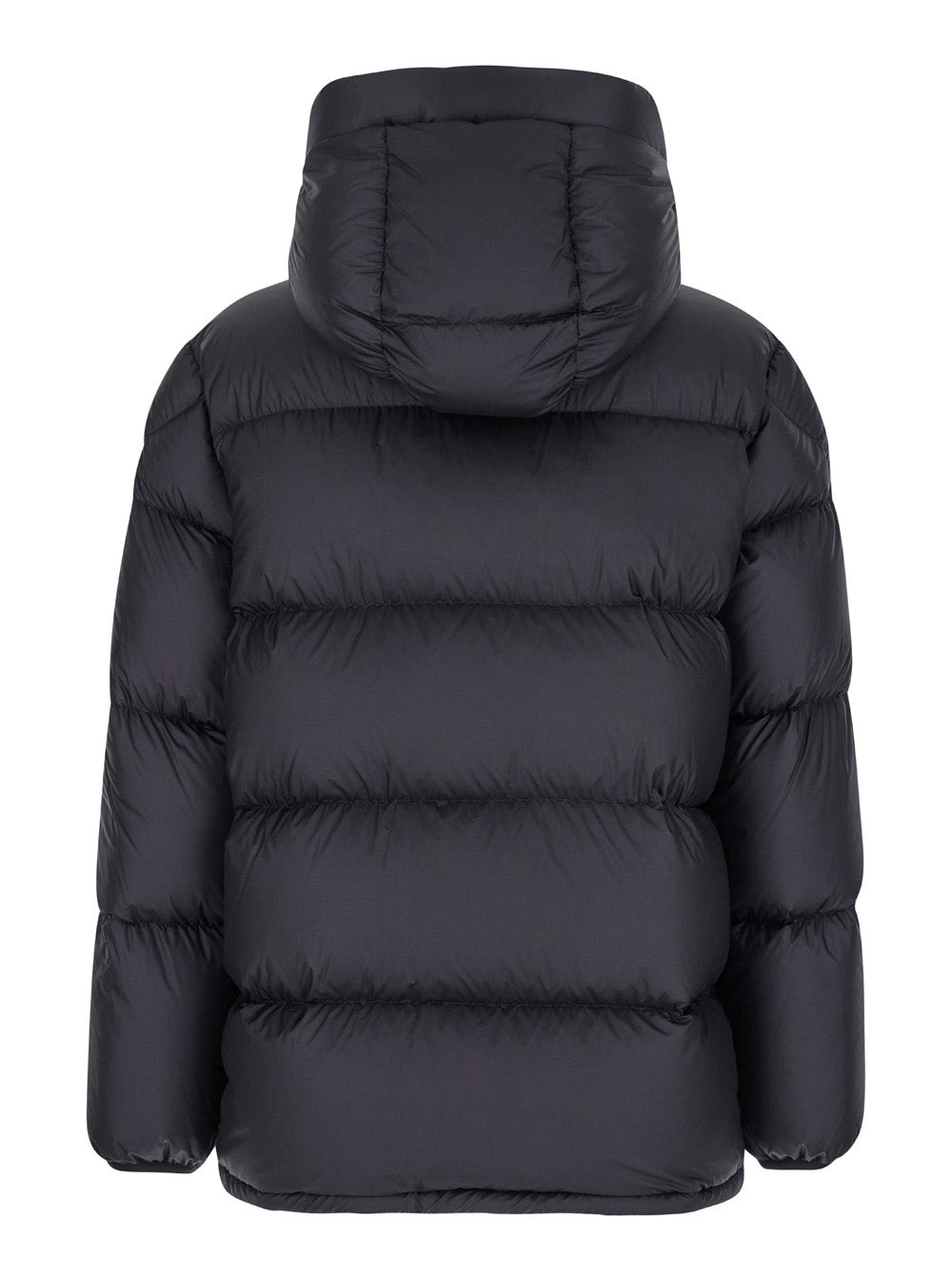 Moncler Men Long Black Down Jacket With Detachable Hood In Tech Fabric Man - 2