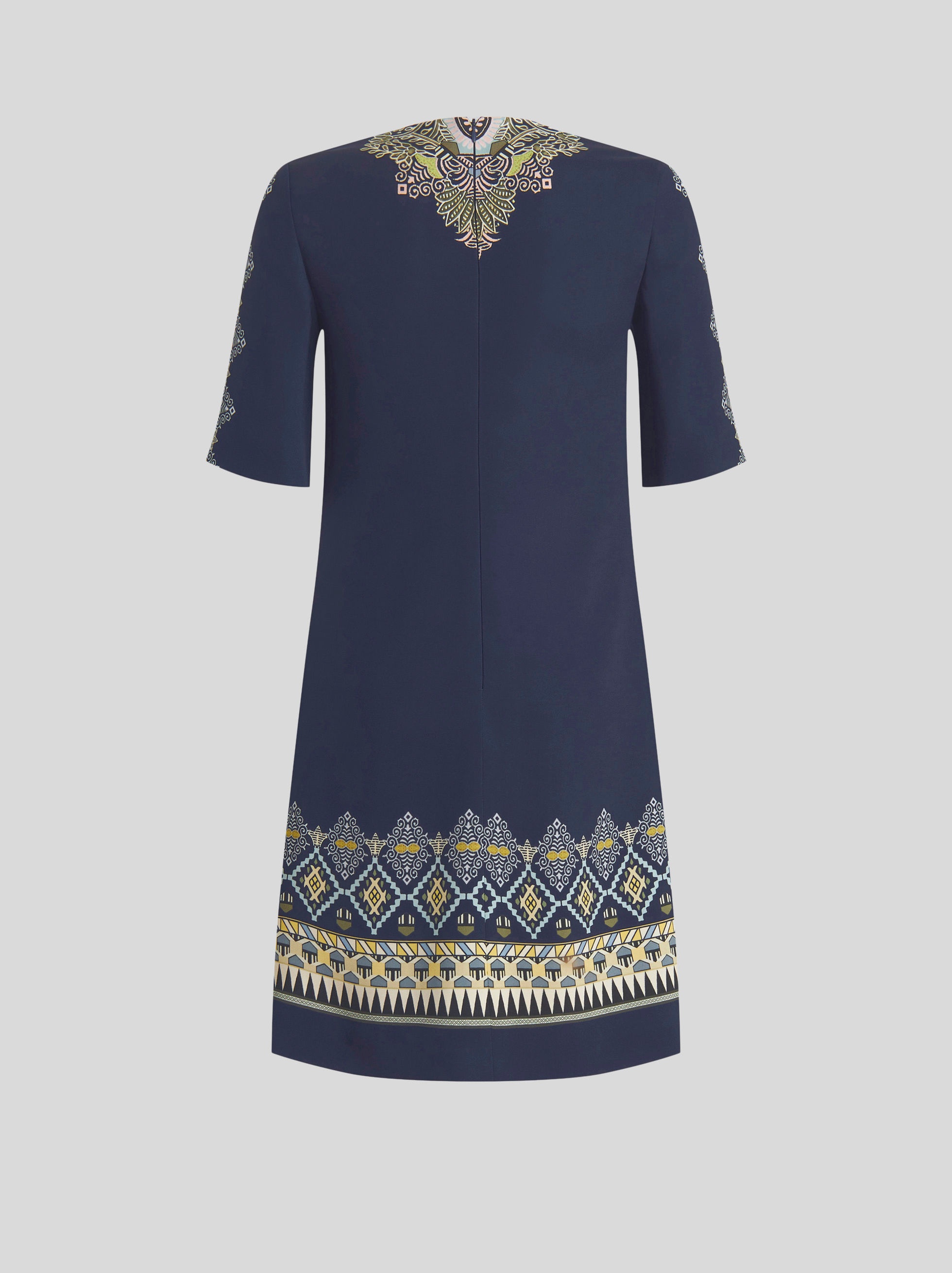 GEOMETRIC PATTERN TUNIC DRESS - 5