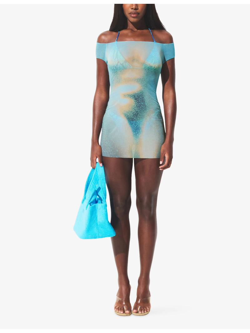 SKIMS Mesh Cover-Ups Mini Dress outlook