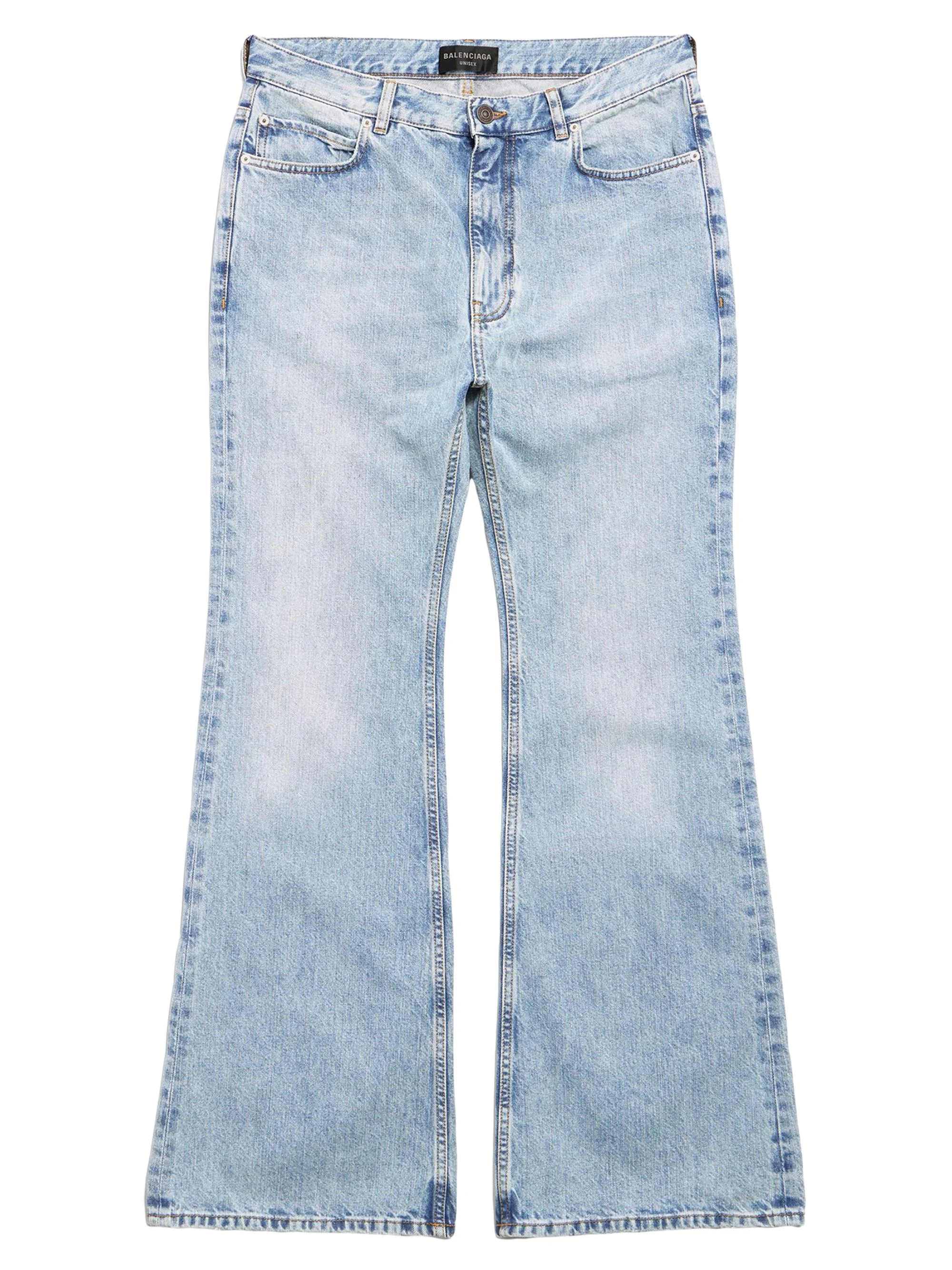 Women's Flared Pants - Light Blue - 1