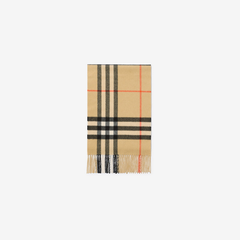 Burberry Crystal Gradient Check Cashmere Scarf outlook