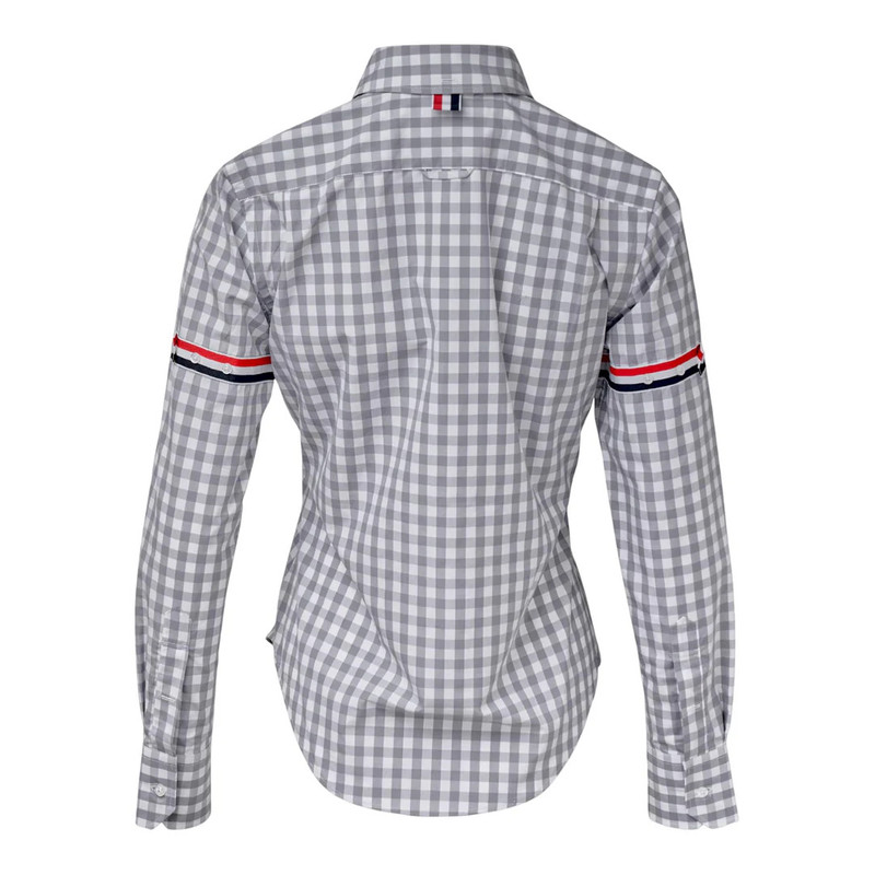 Thom Browne Gingham Check Poplin Armband Shirt Women outlook