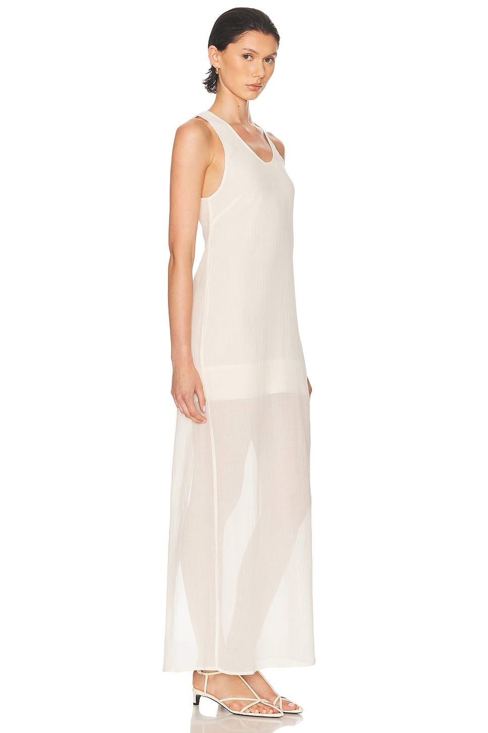 Crinkled Scoop Dress - 2