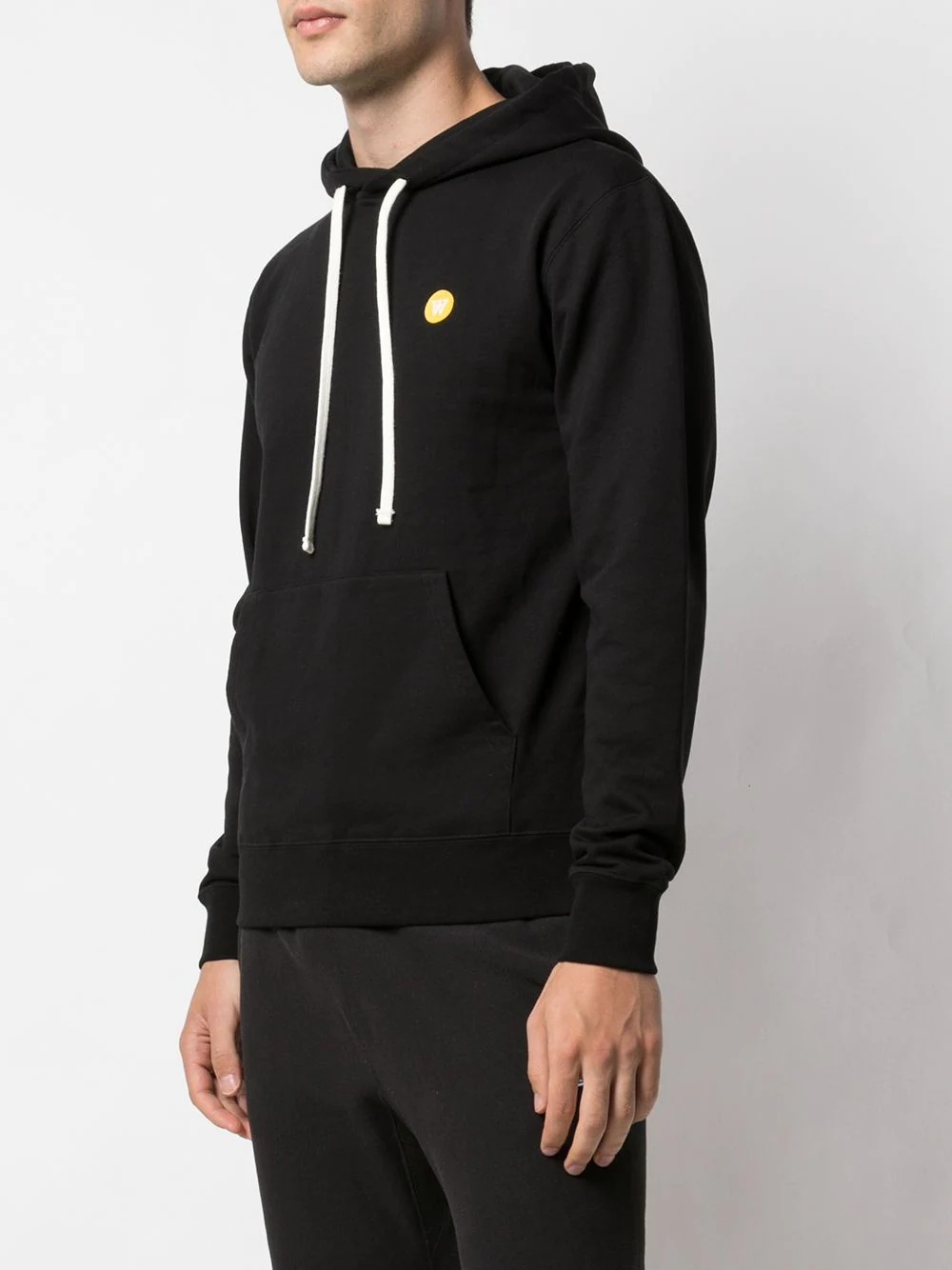 embroidered logo hoodie - 3