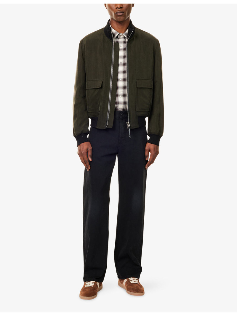 TOM FORD Regular-Fit Crewneck Woven Jacket outlook