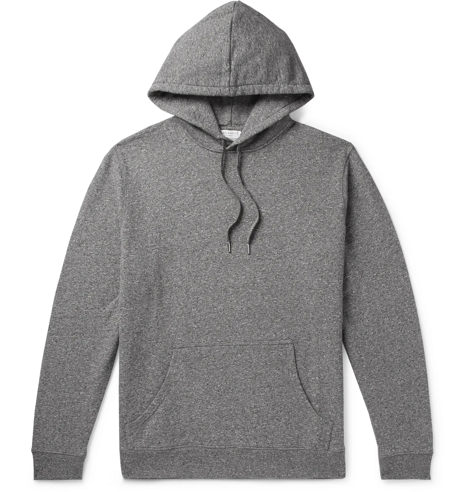 Mélange Loopback Cotton-Jersey Hoodie - 1