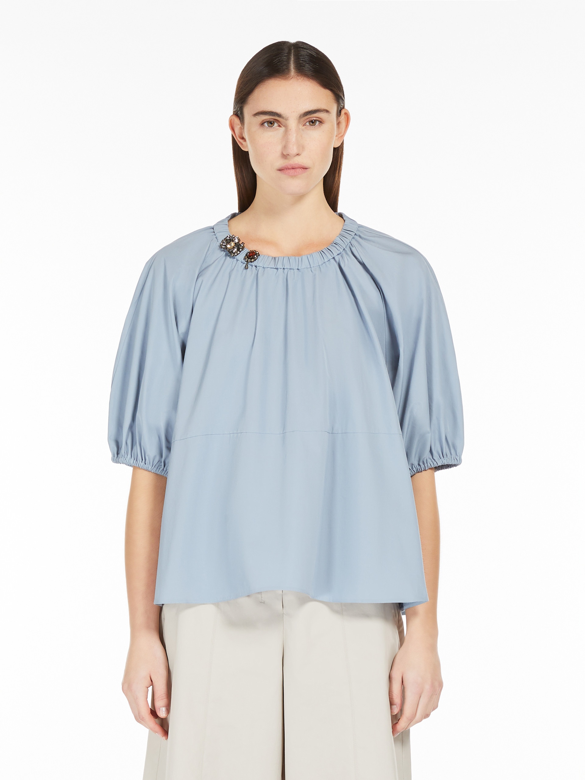 TATIANA Cotton poplin blouse - 3