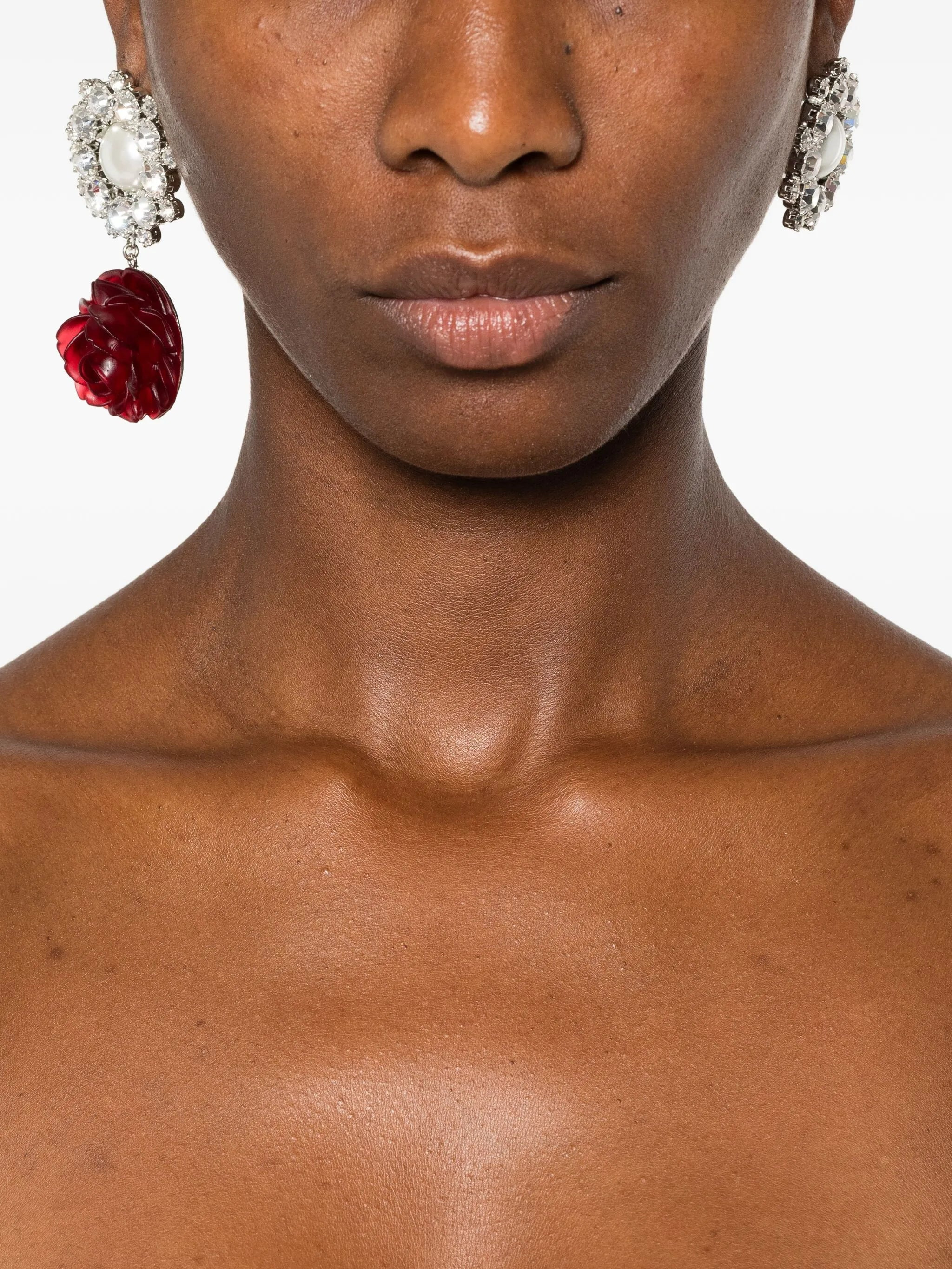 Magda Butrym Rose Crystal-embellished Earrings - 2