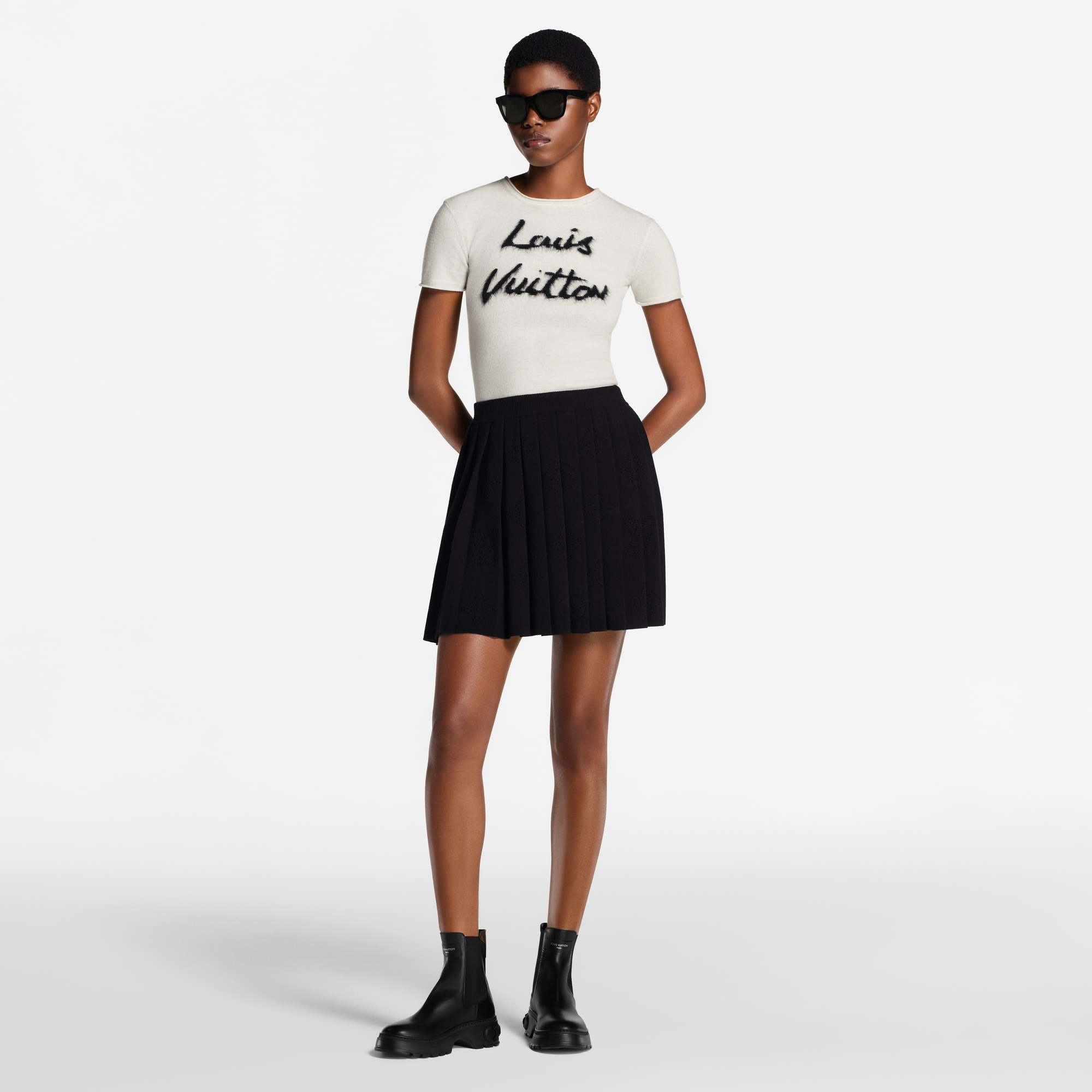 Pleated Mahina Knit Skirt - 6