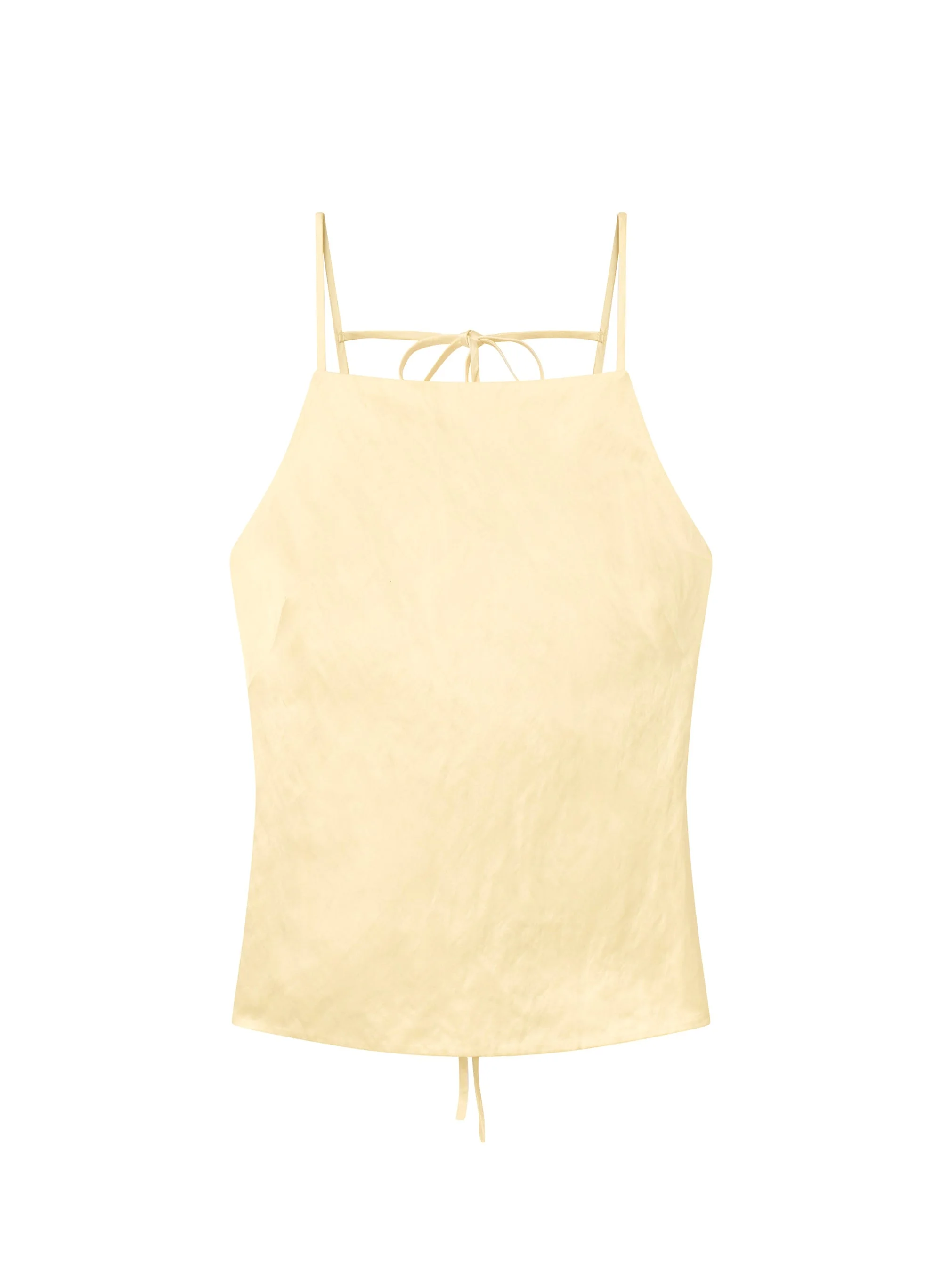 Reese Tie-Back Satin Top - 1