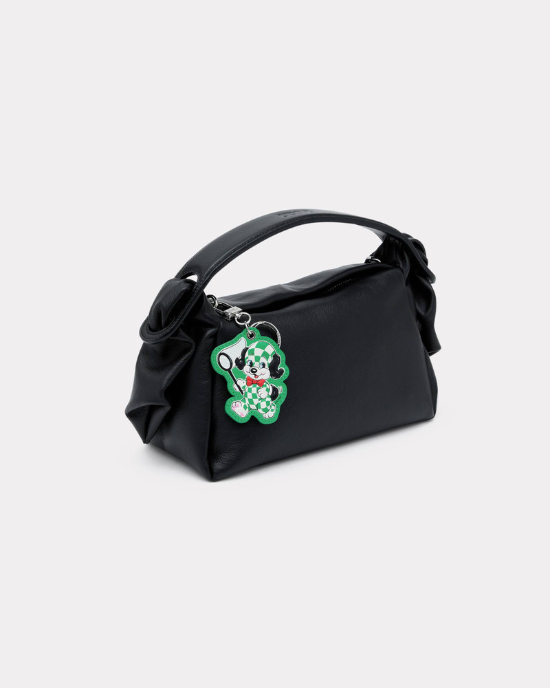 'KENZO Cartoon' charm in leather and metal 1