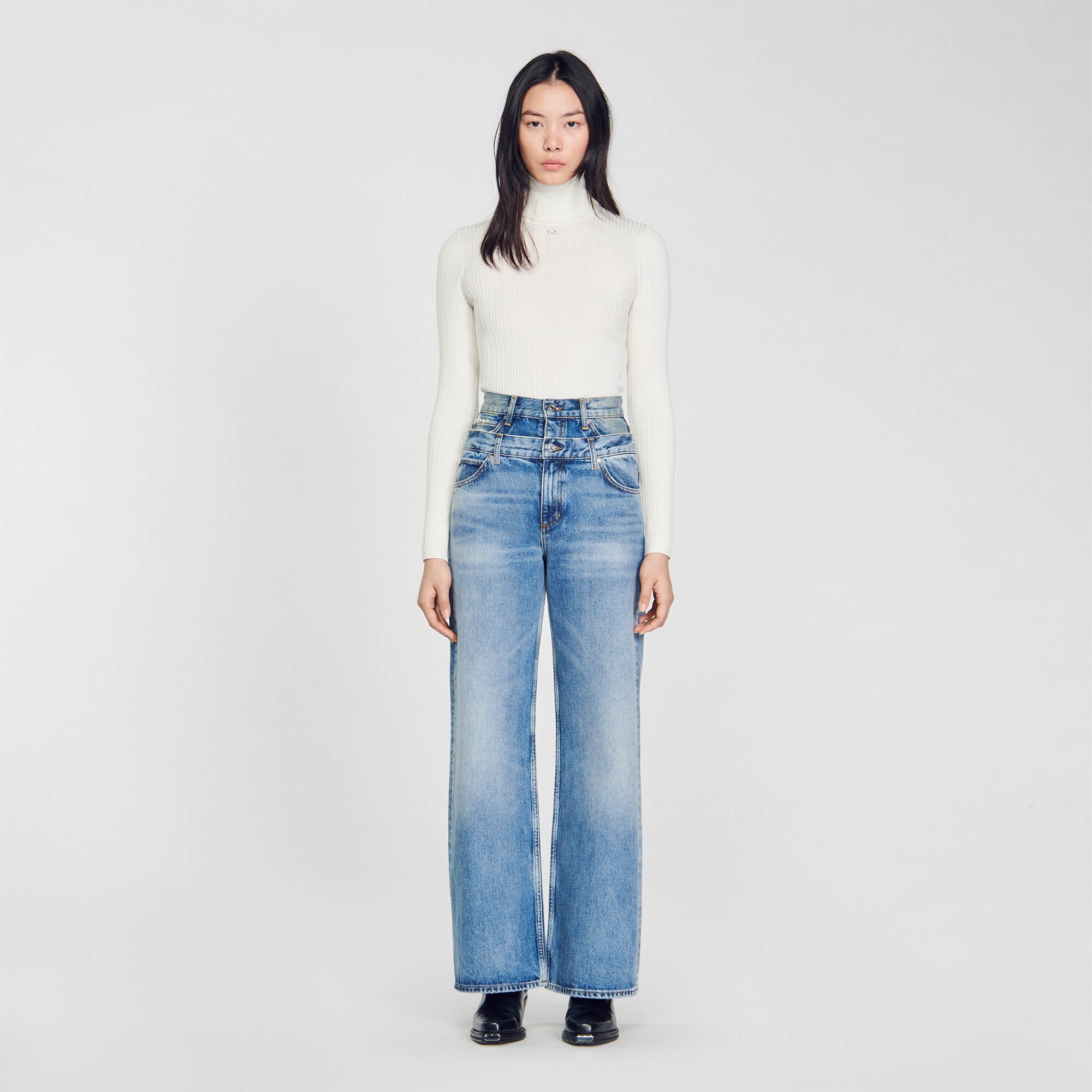 DOUBLE-BELTED JEANS - 3