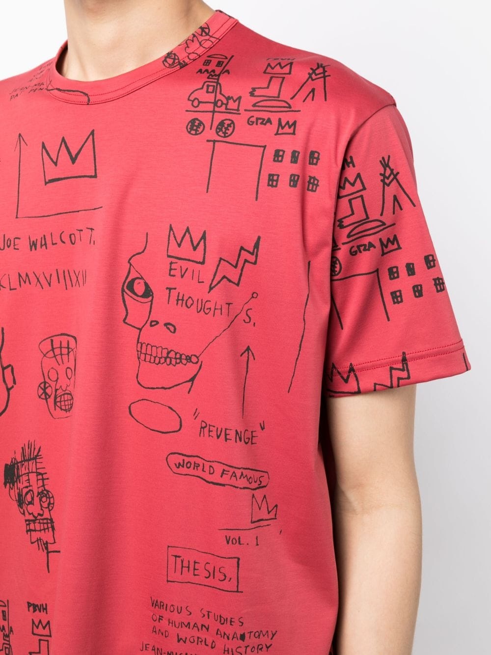 x Basquiat cotton T-shirt - 5