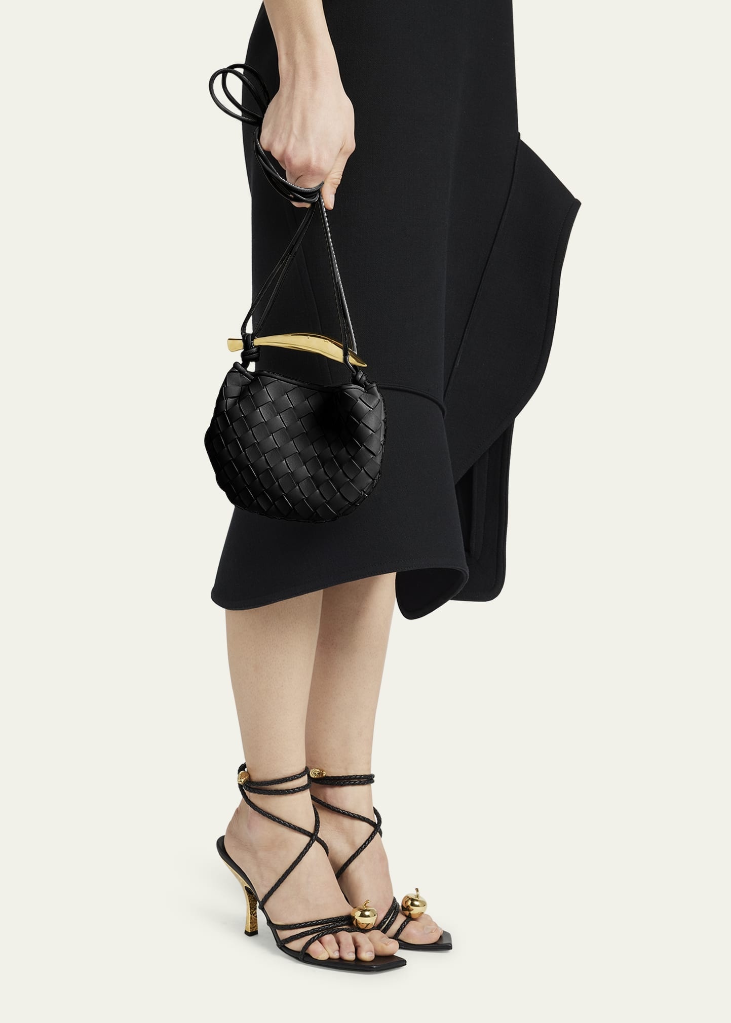 Mini Sardine Intrecciato Top-Handle Bag - 2