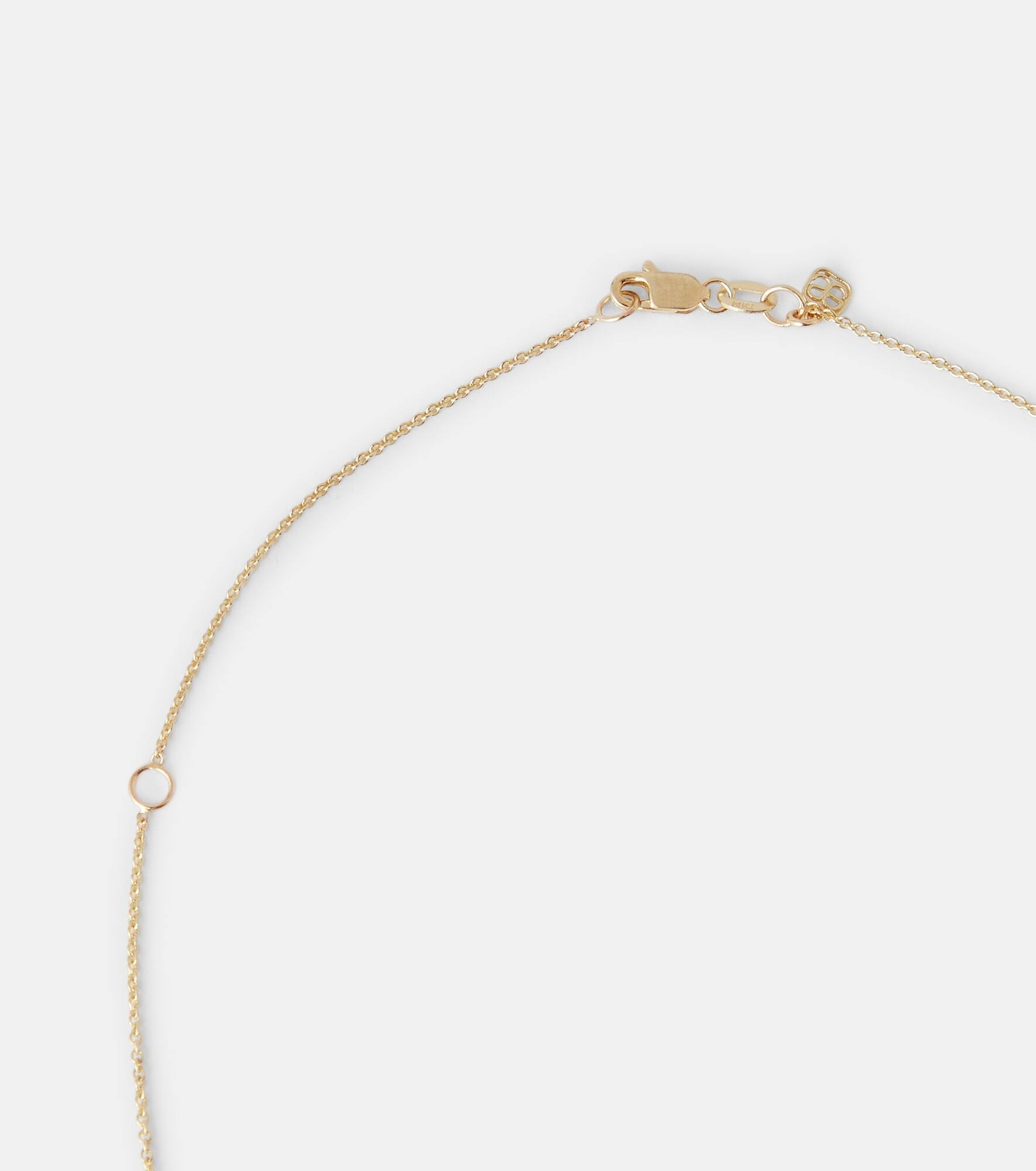 Love 14kt yellow gold charm necklace - 4