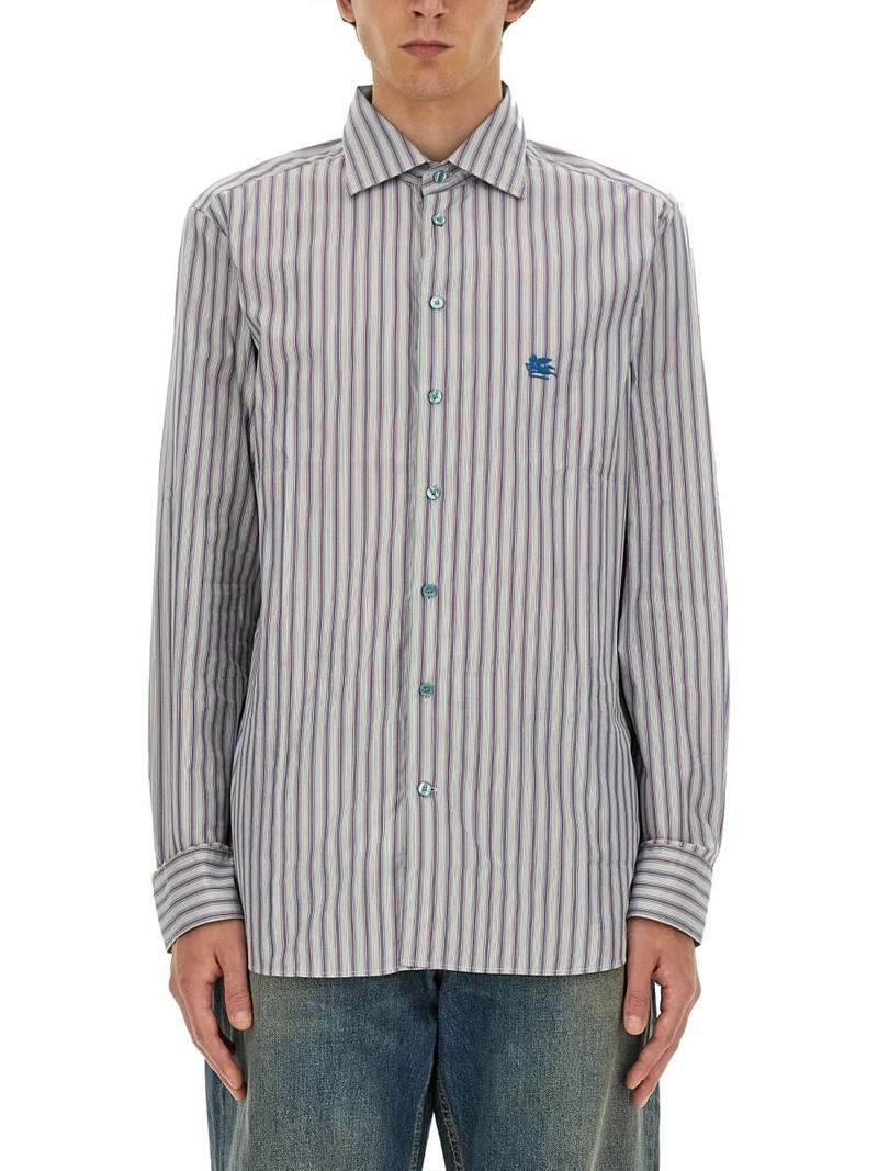 Etro Men Pegasus Logo Shirt - 1
