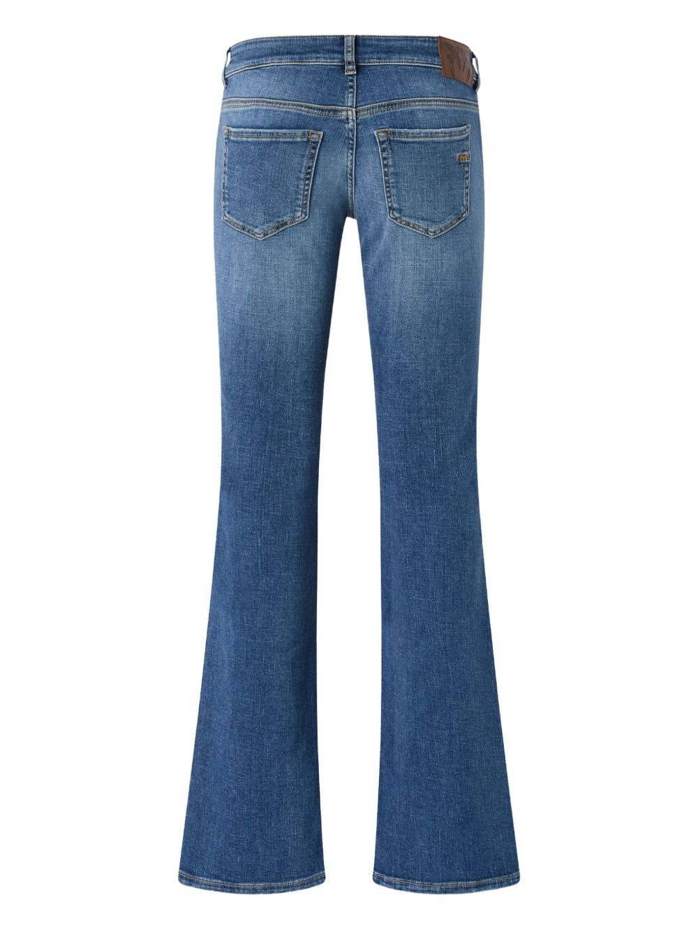 zip-fly flared jeans - 2
