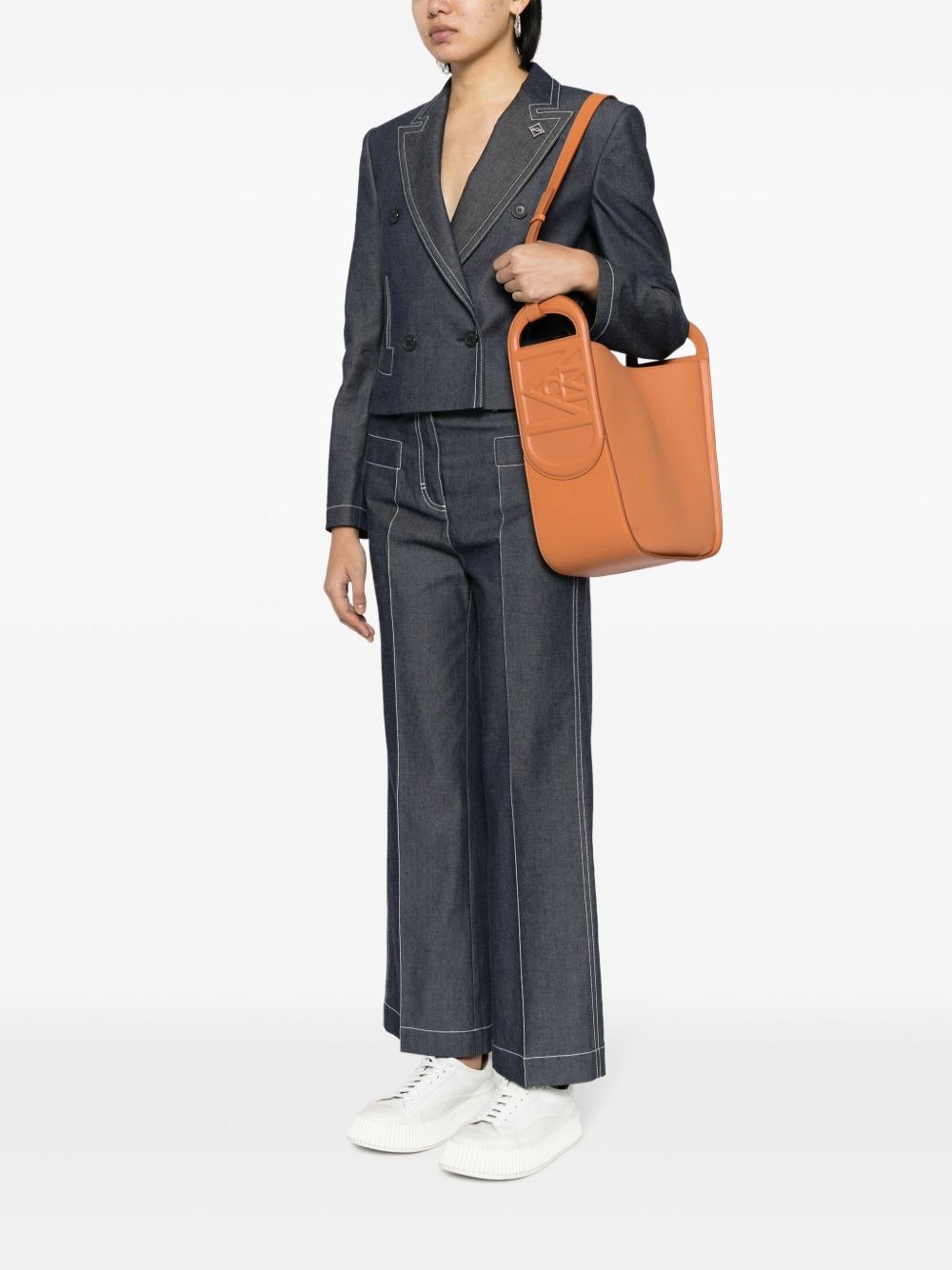 large Travia leather tote bag - 2