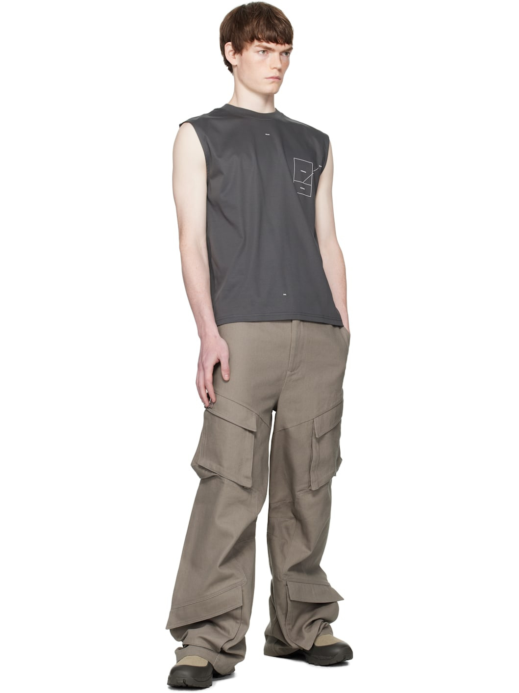 Gray Retina Tank Top - 4