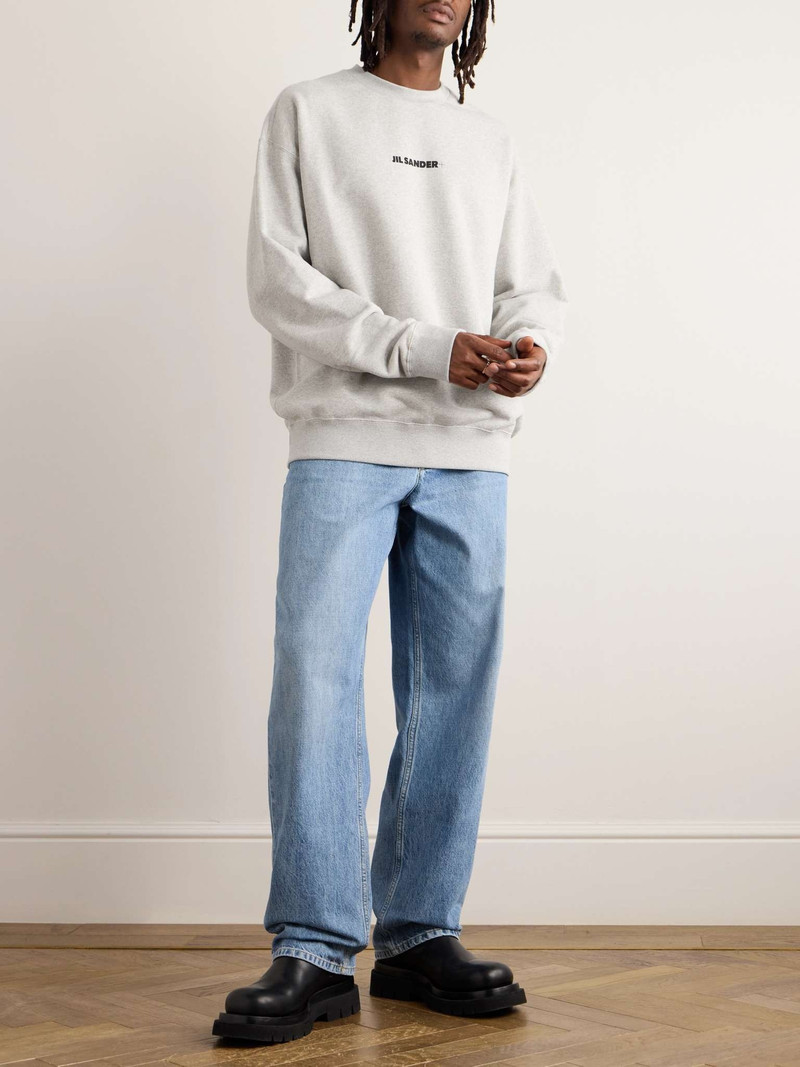 Jil Sander Logo-Print Cotton-Jersey Sweatshirt outlook