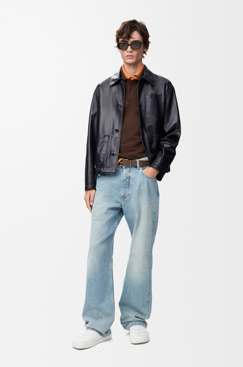 Loewe Workwear jacket in nappa lambskin and nylon outlook