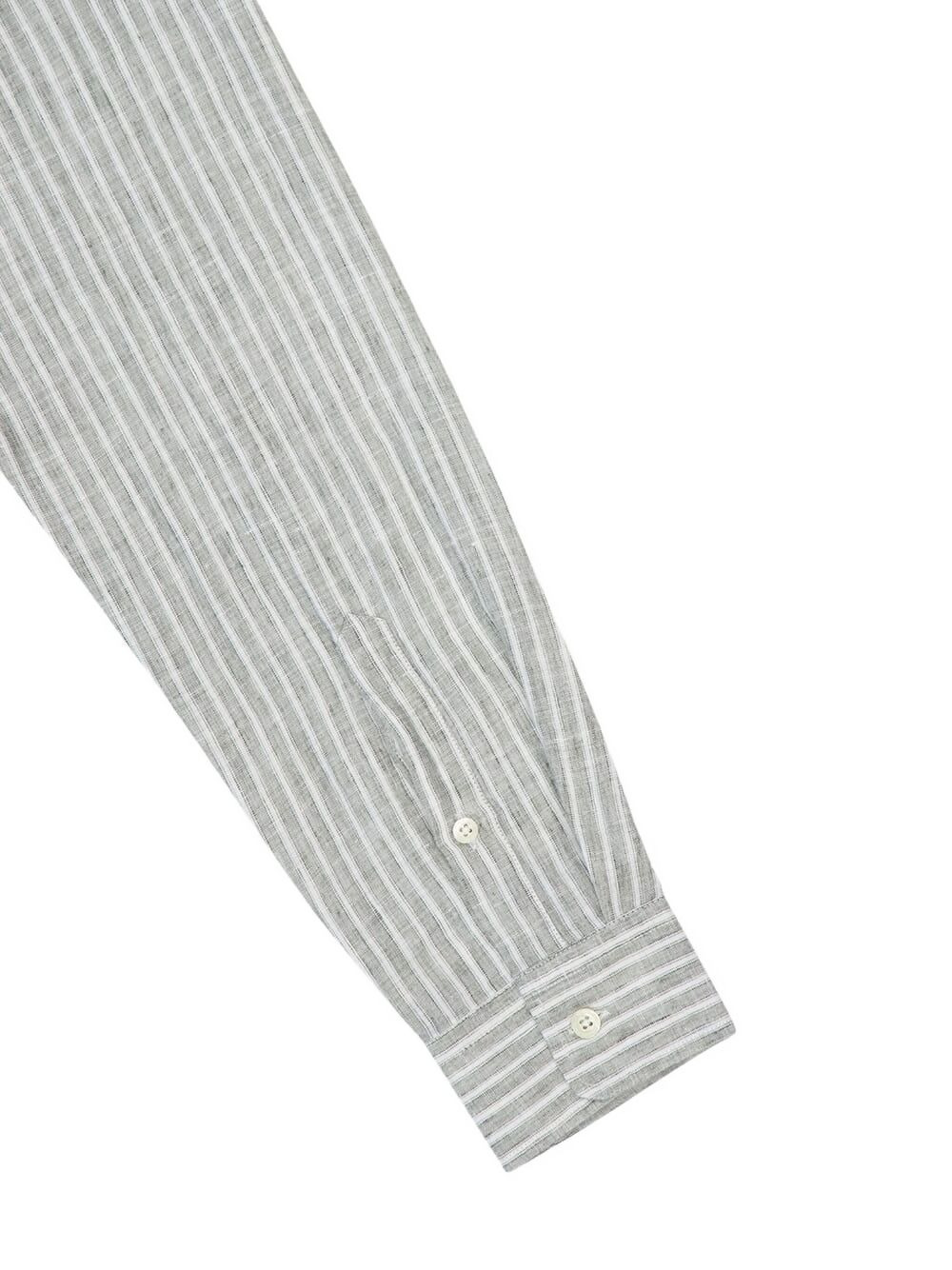 Telles striped button-up shirt - 4