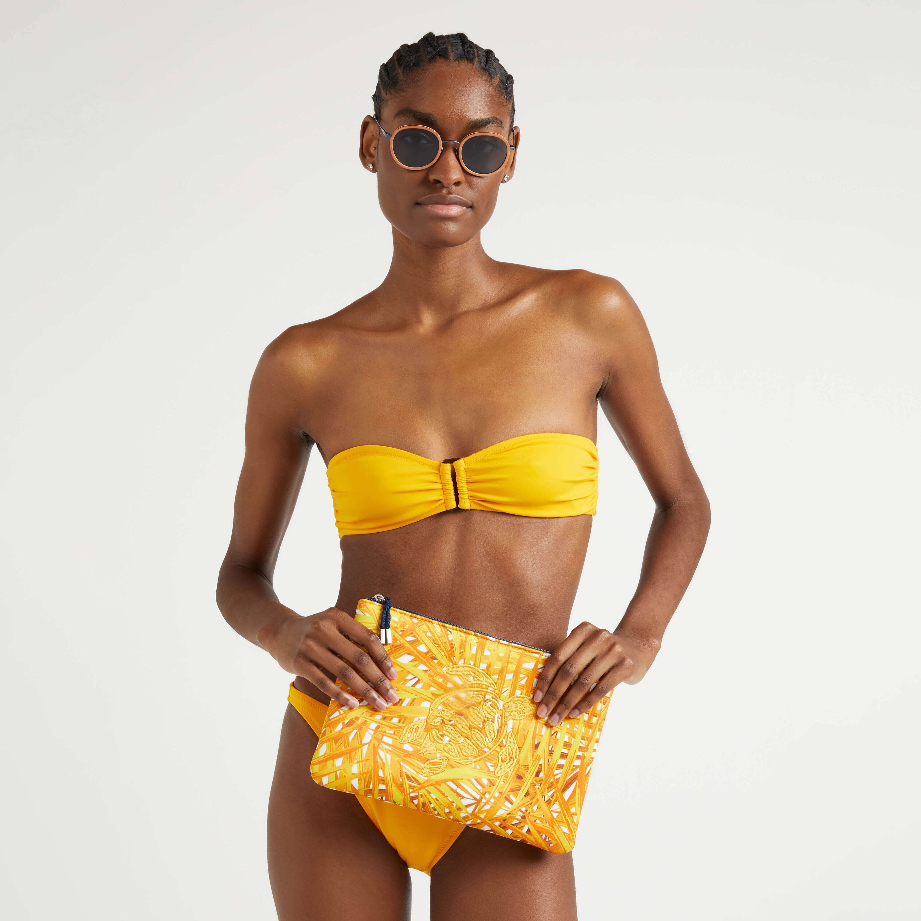 Unisex Neoprene Pouch Palm Leaves - 4