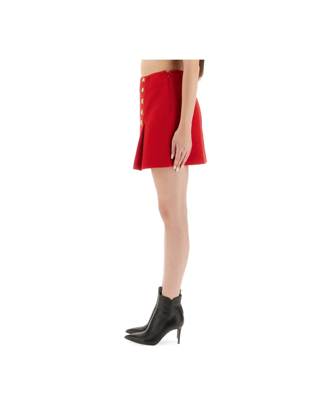 Wool Mini Skirt - 4