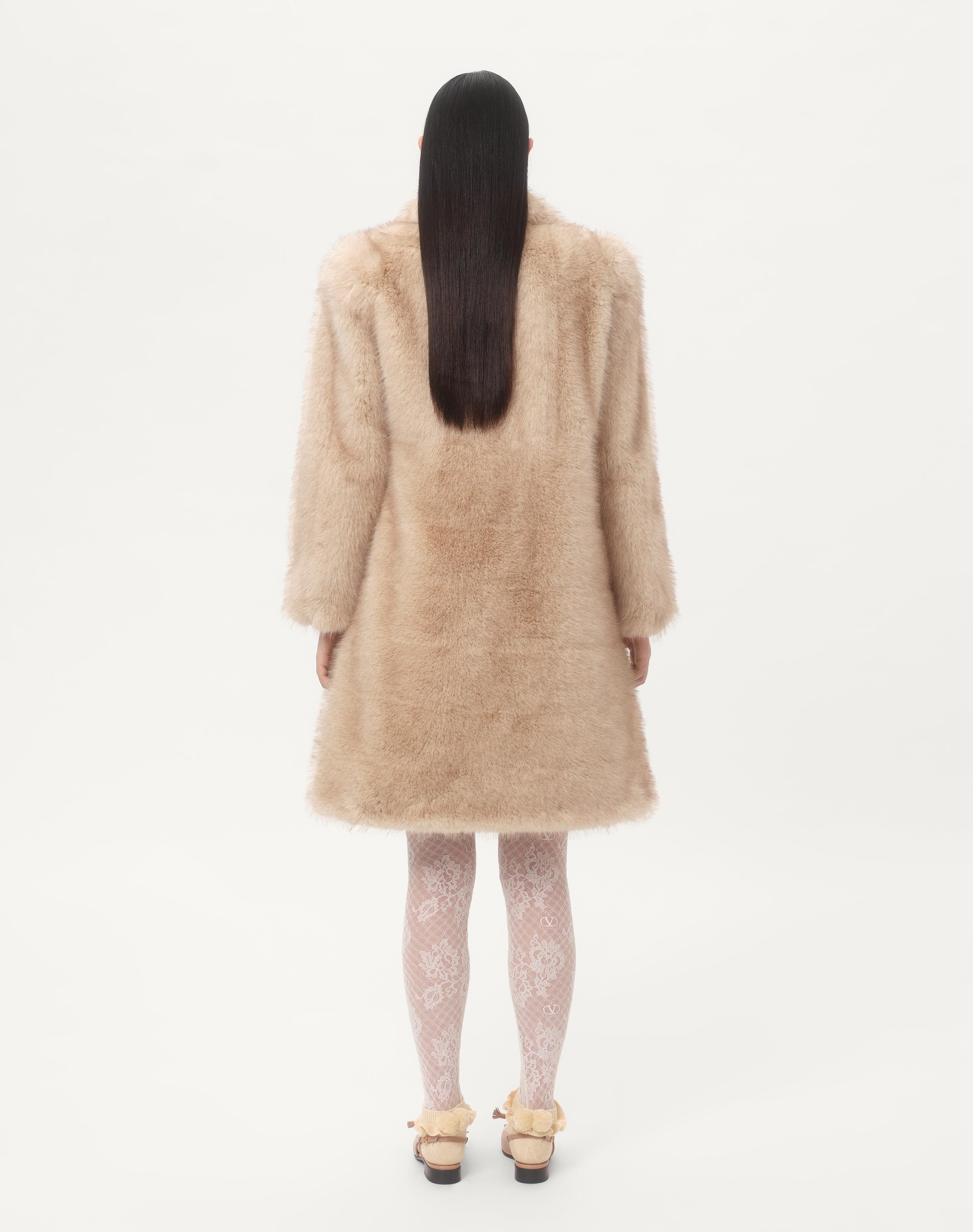 SYNTHETIC FUR COAT - 7