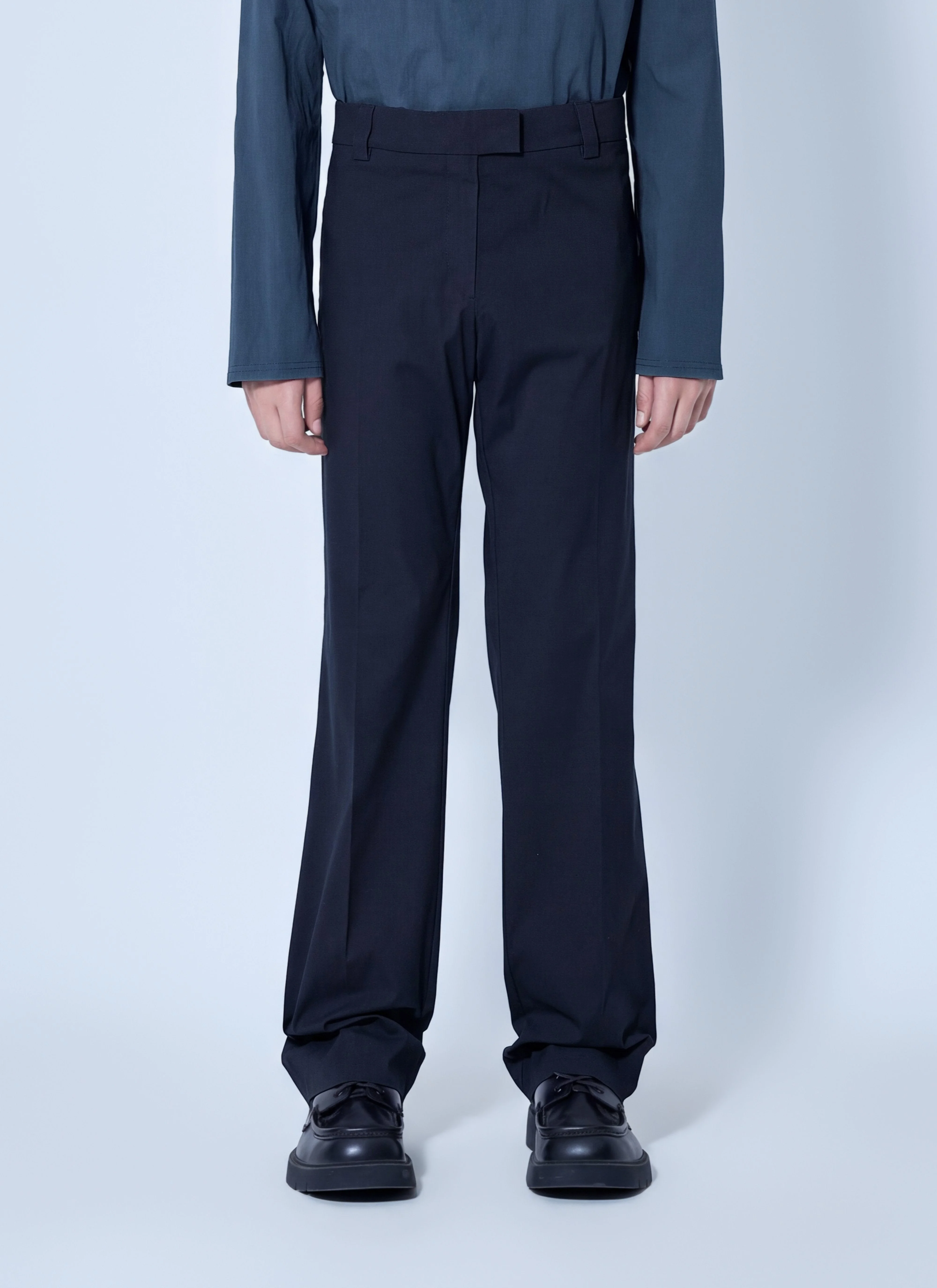 Miu Miu Men Stretch Poplin Pants - 1