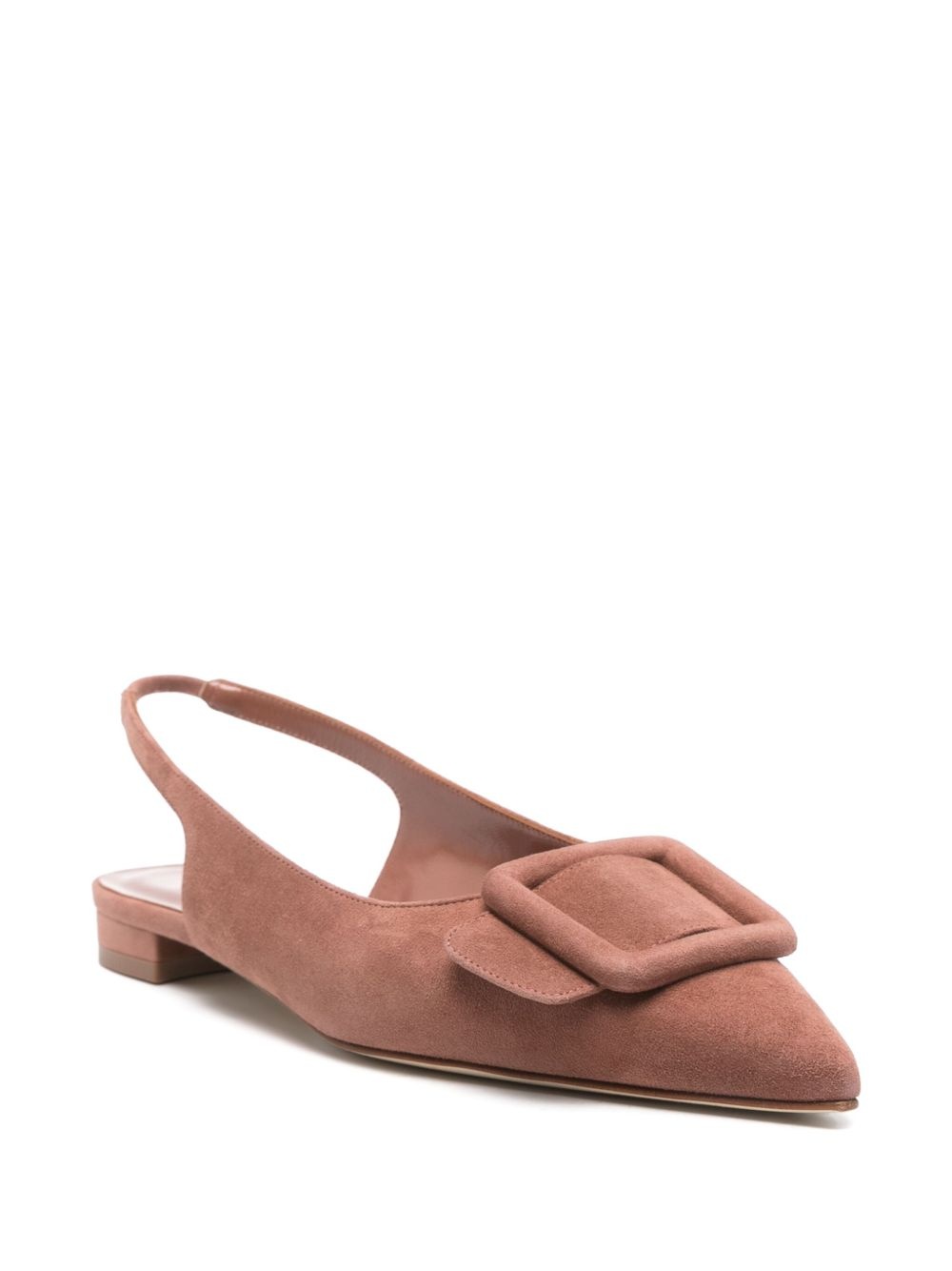 suede slingback pumps - 2