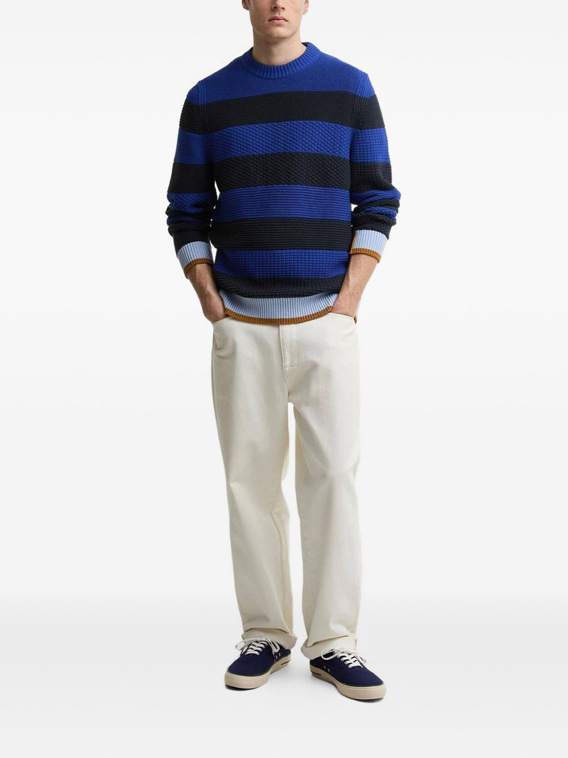 Barbour x Paul Smith Southwold striped sweater outlook