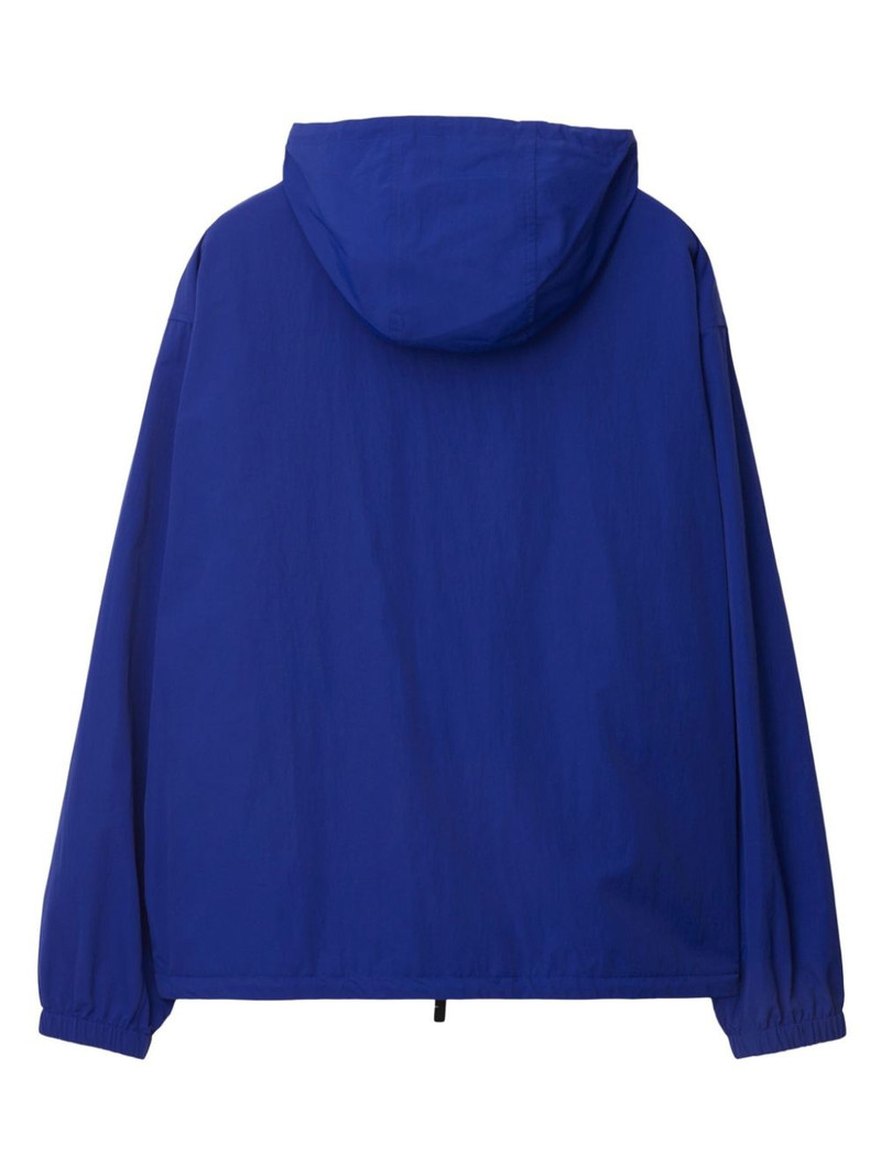 Equestrian Knight-appliquÃ© hooded jacket 5