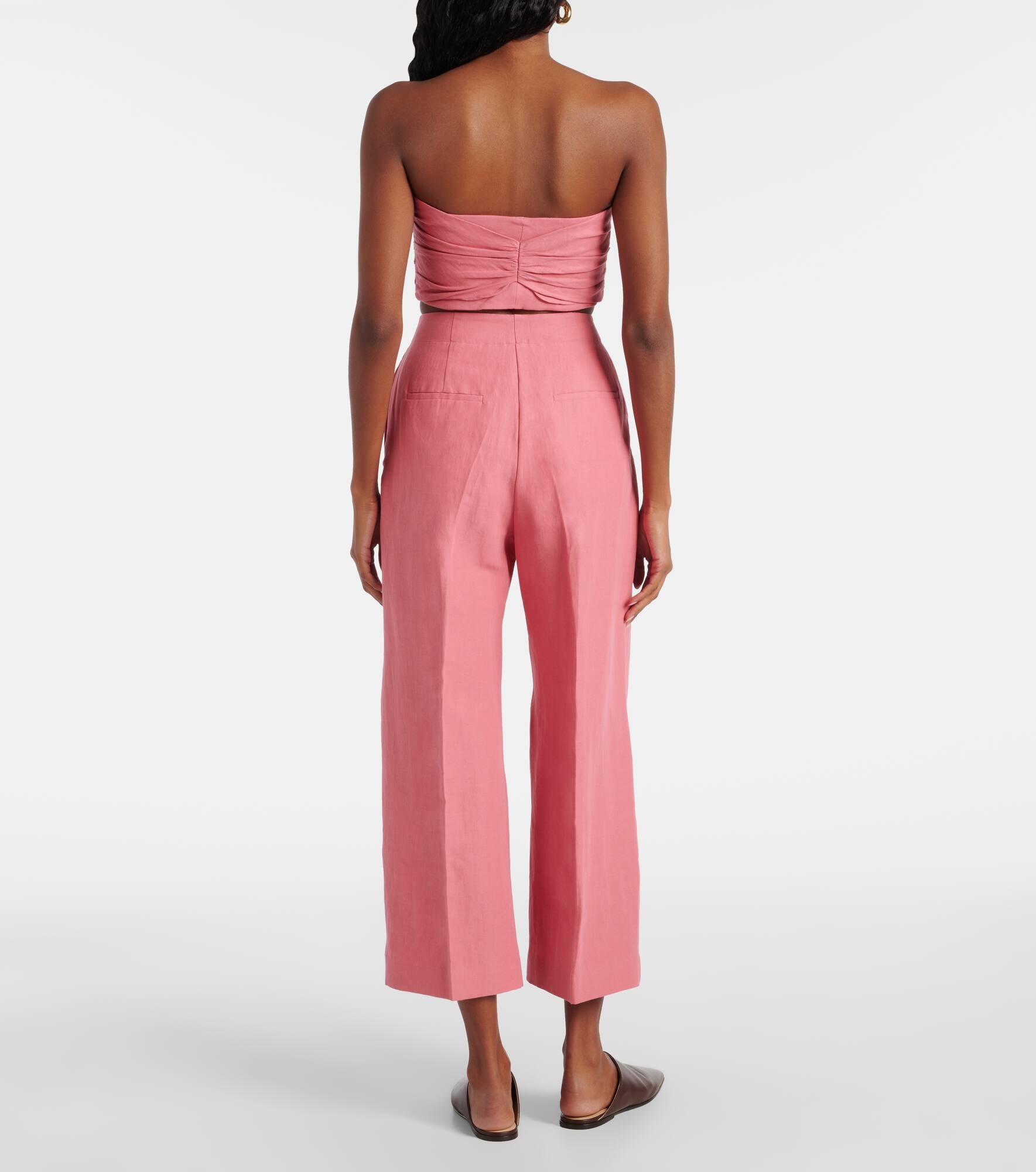 Santu linen and cotton-blend culottes - 3