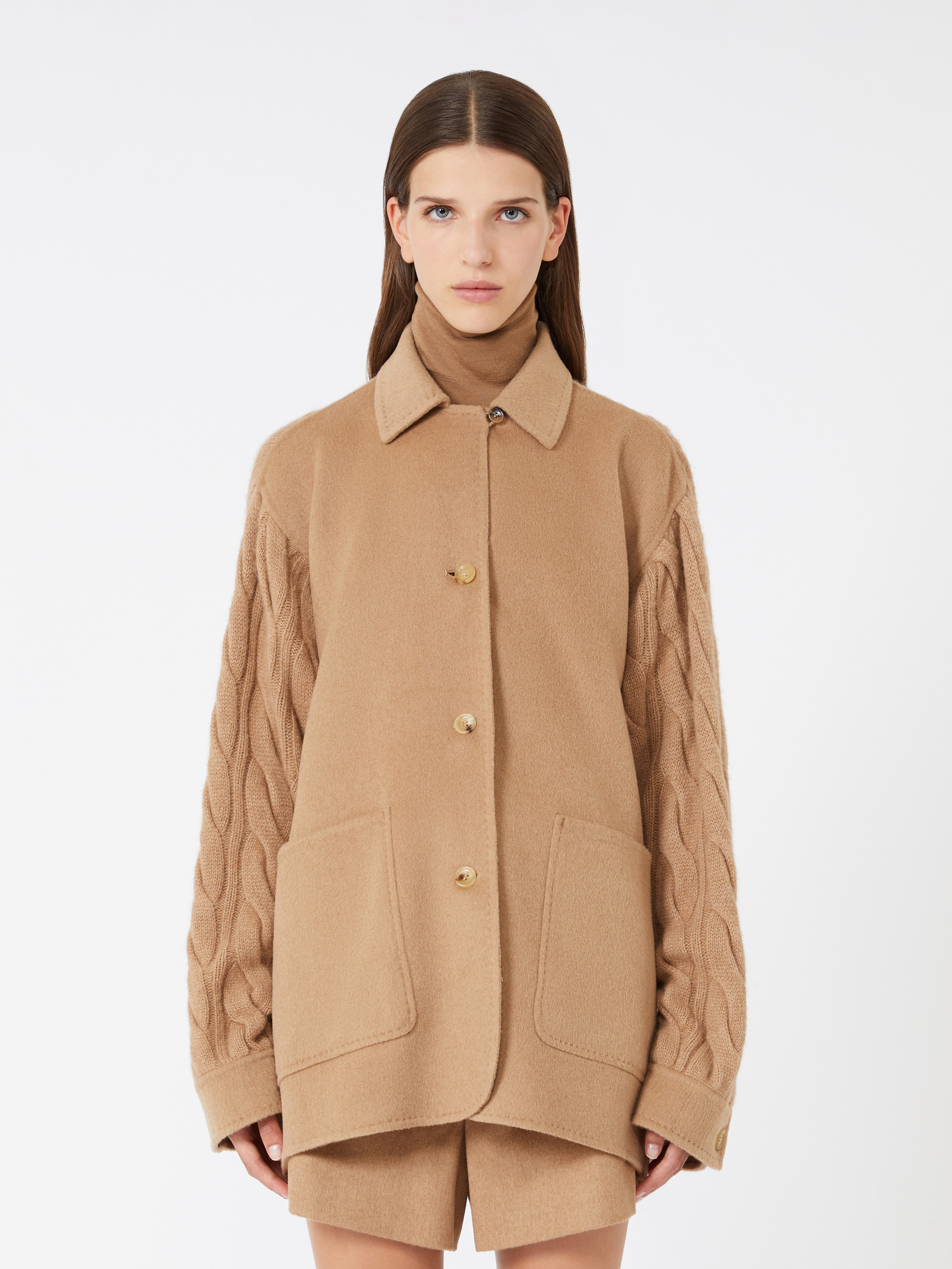 TACCO Camel yarn overshirt - 3