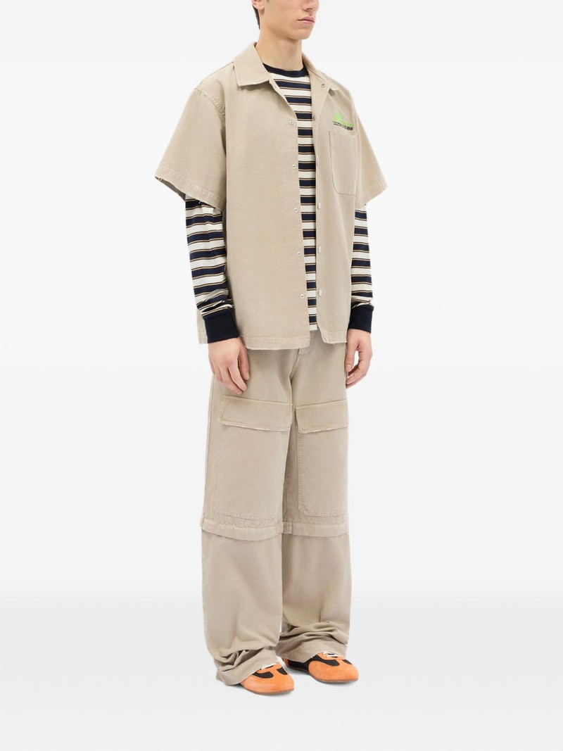 MSGM striped pocket T-shirt outlook