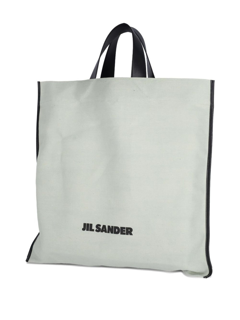 large leather-trimmed tote bag 3
