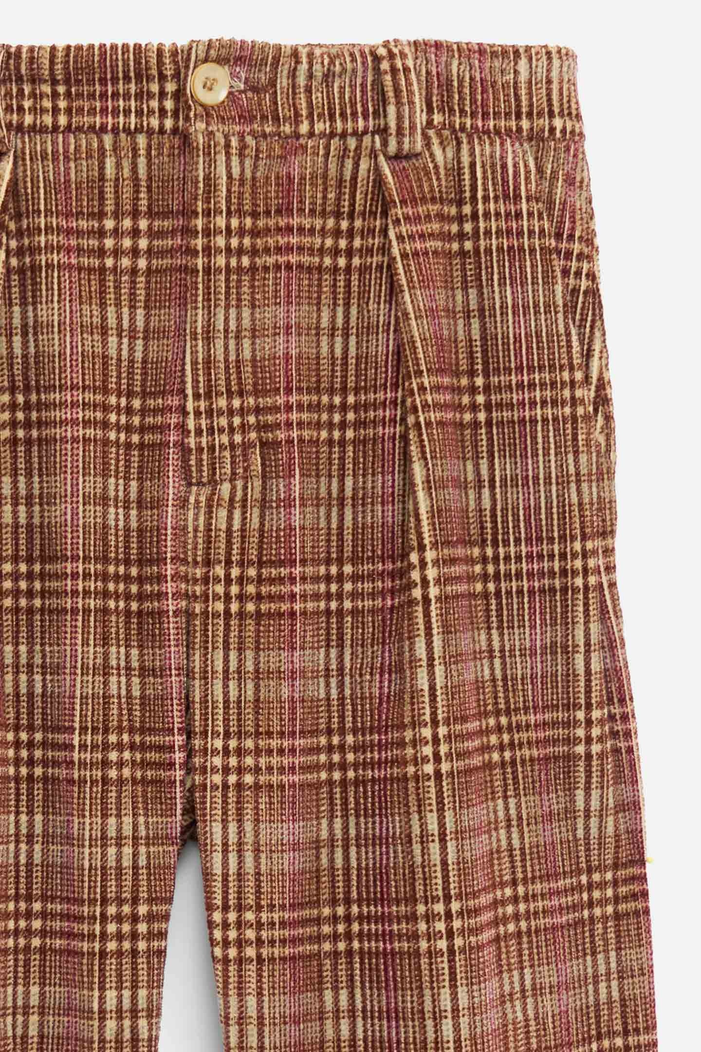 JOCKY PLAID CORD PANT - 2