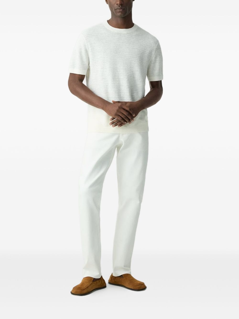 LINEN-BLEND T-SHIRT - 5
