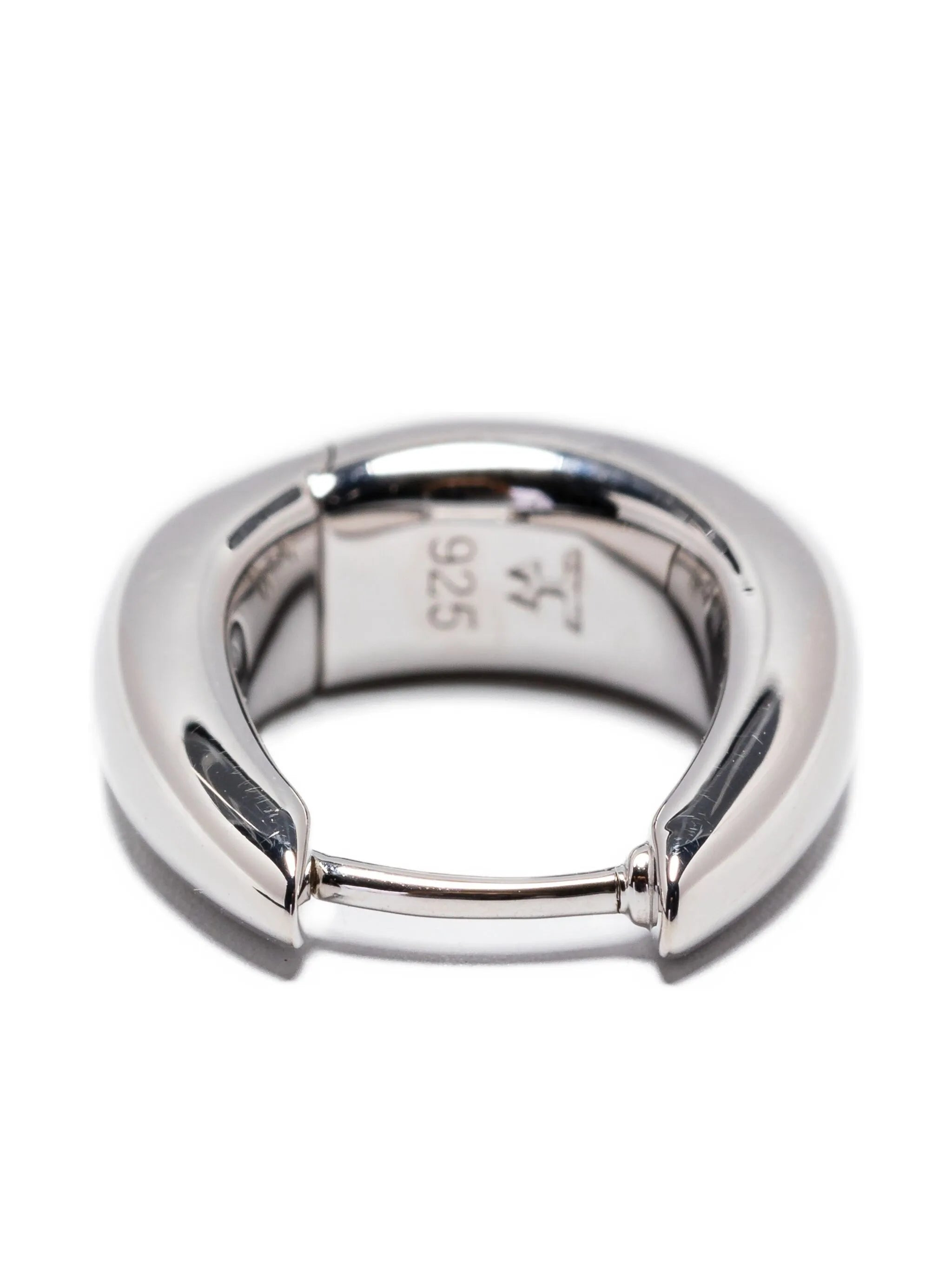 Tom Wood Sterling Silver Hoop Earrings - 2