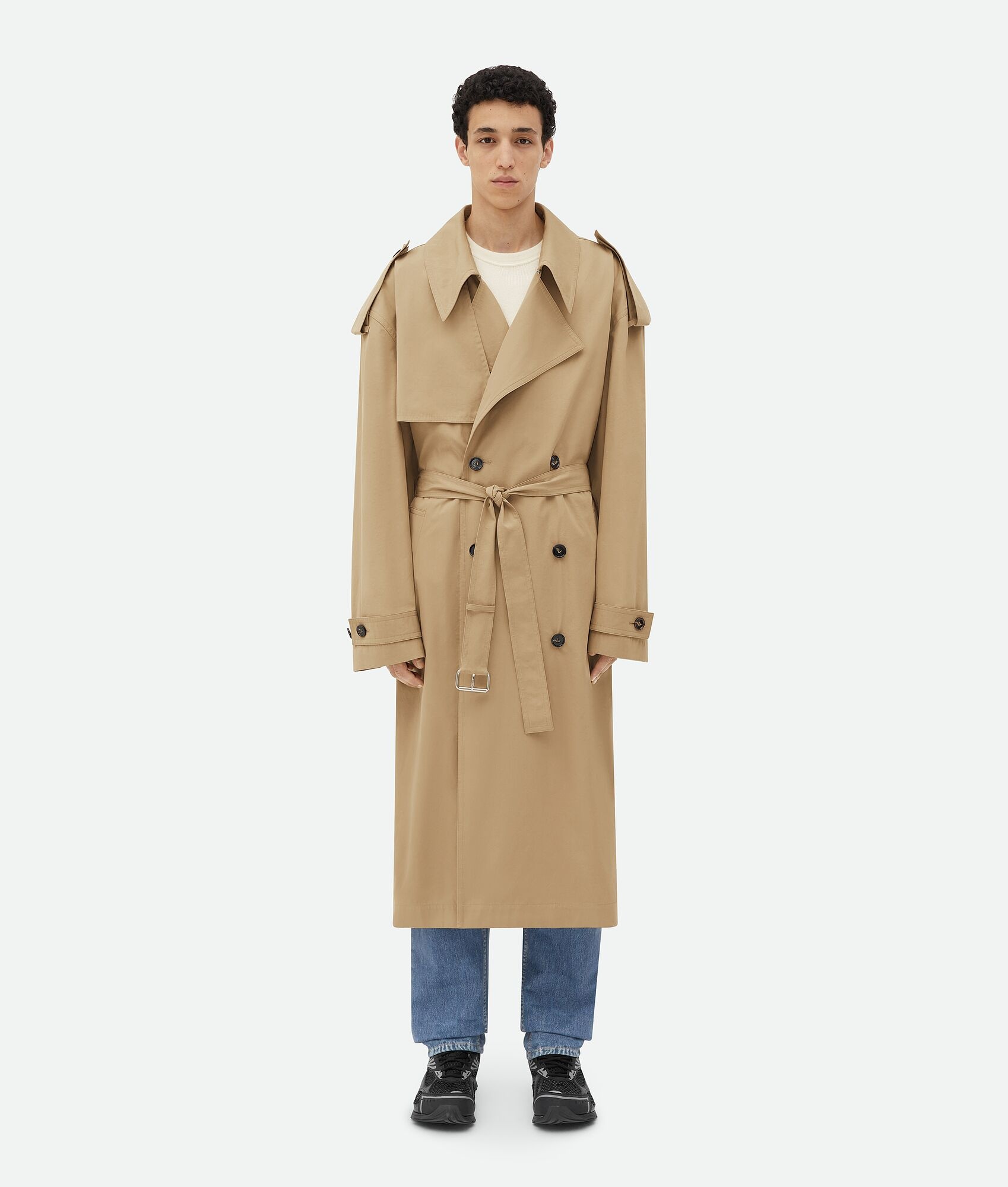 Cotton Trench Coat - 1