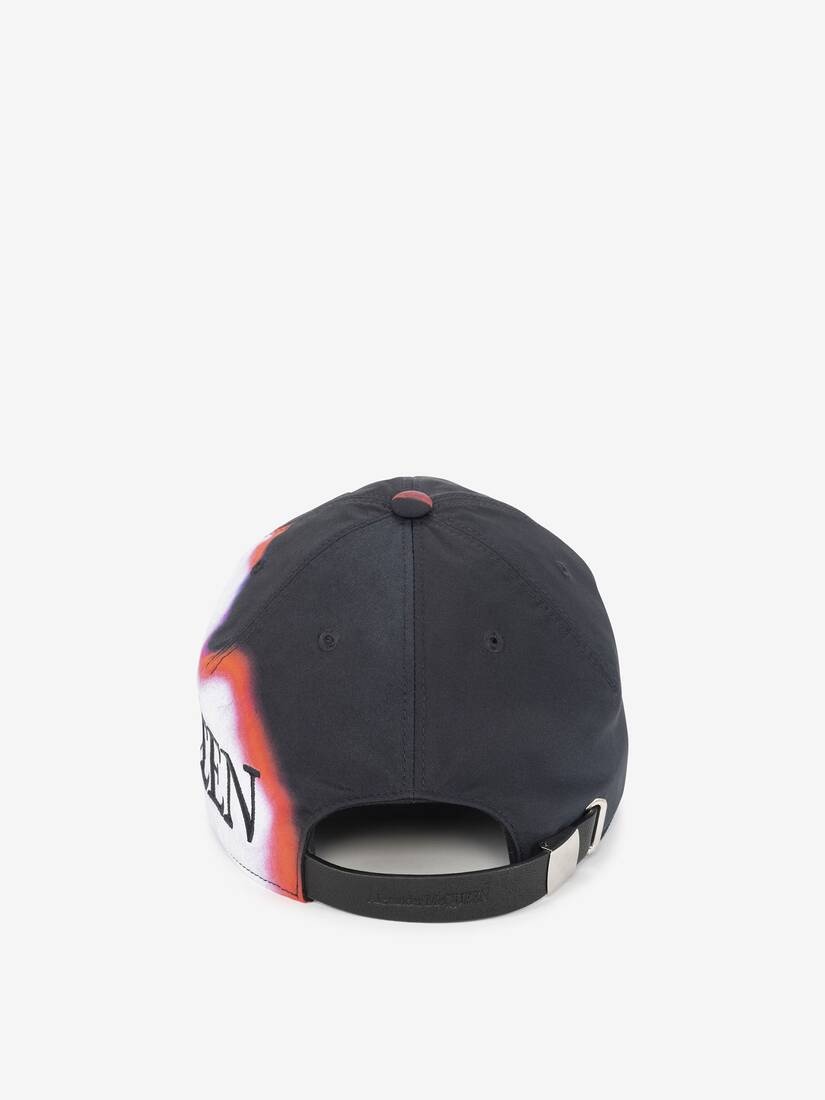Men's Luminous Flower Baseball Cap in Black/multicolor - 3
