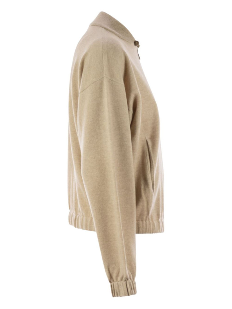 drawstring-neck bomber jacket 3