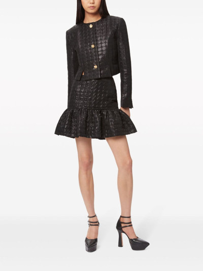 NINA RICCI jacquard button-down cropped jacket outlook