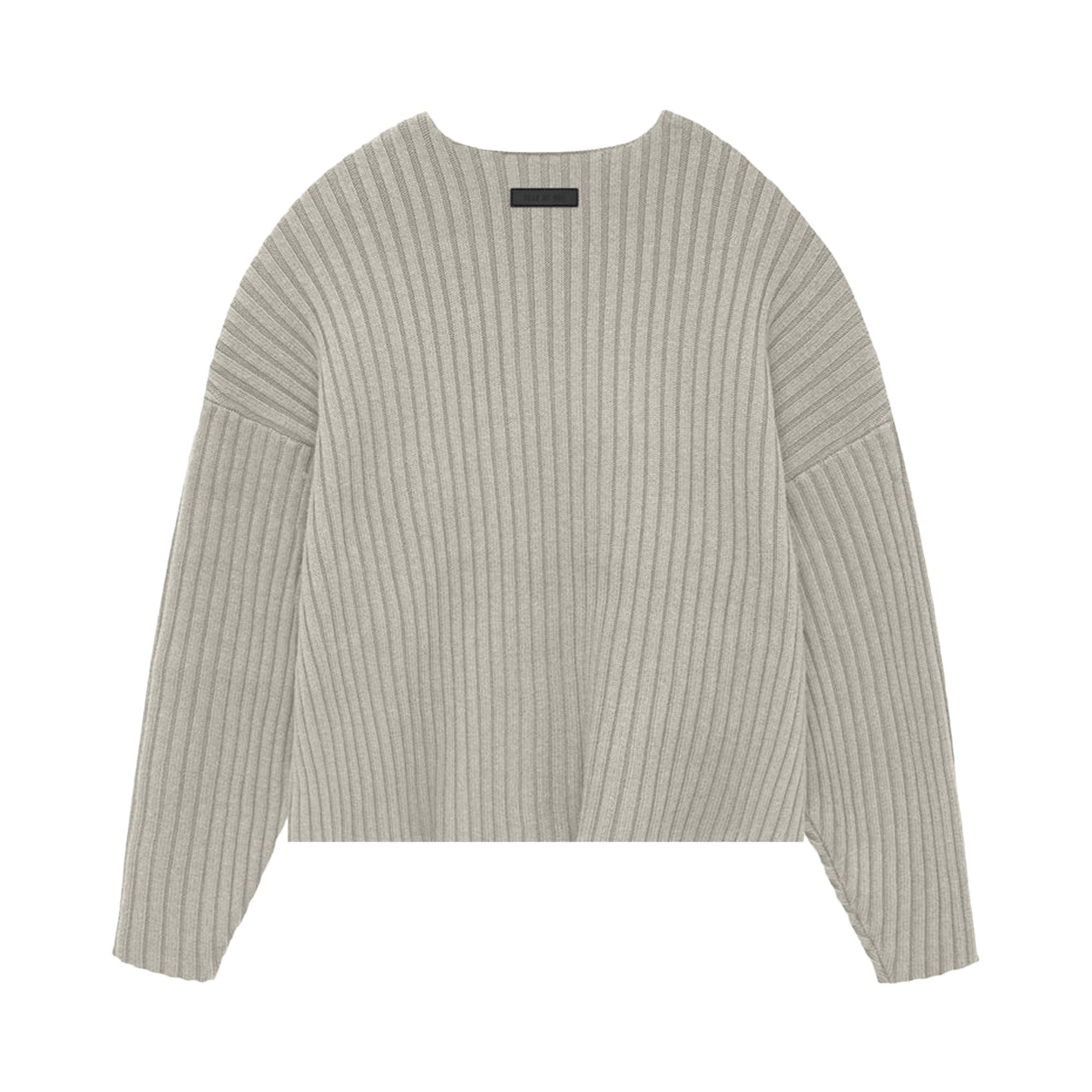 Fear of God Essentials Raw neck Sweater 'Seal' - 2