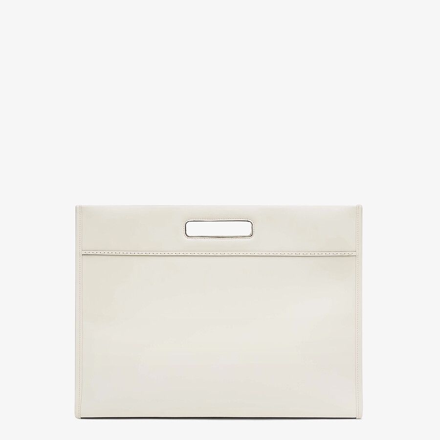 White leather shopper - 4