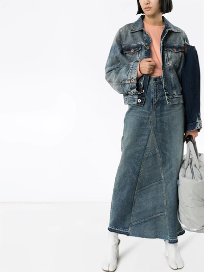 Maison Margiela spliced denim jacket outlook