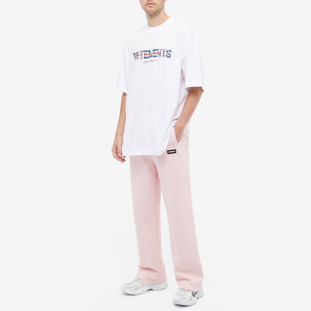 Vetements Logo Straight Leg Sweat Pant - 6