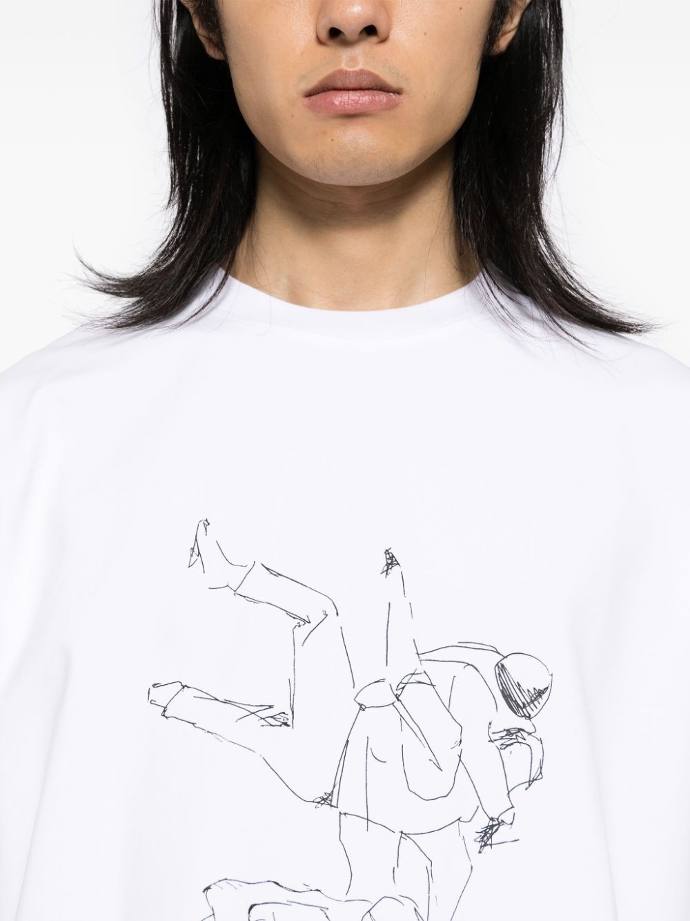 shelter-print T-shirt - 4