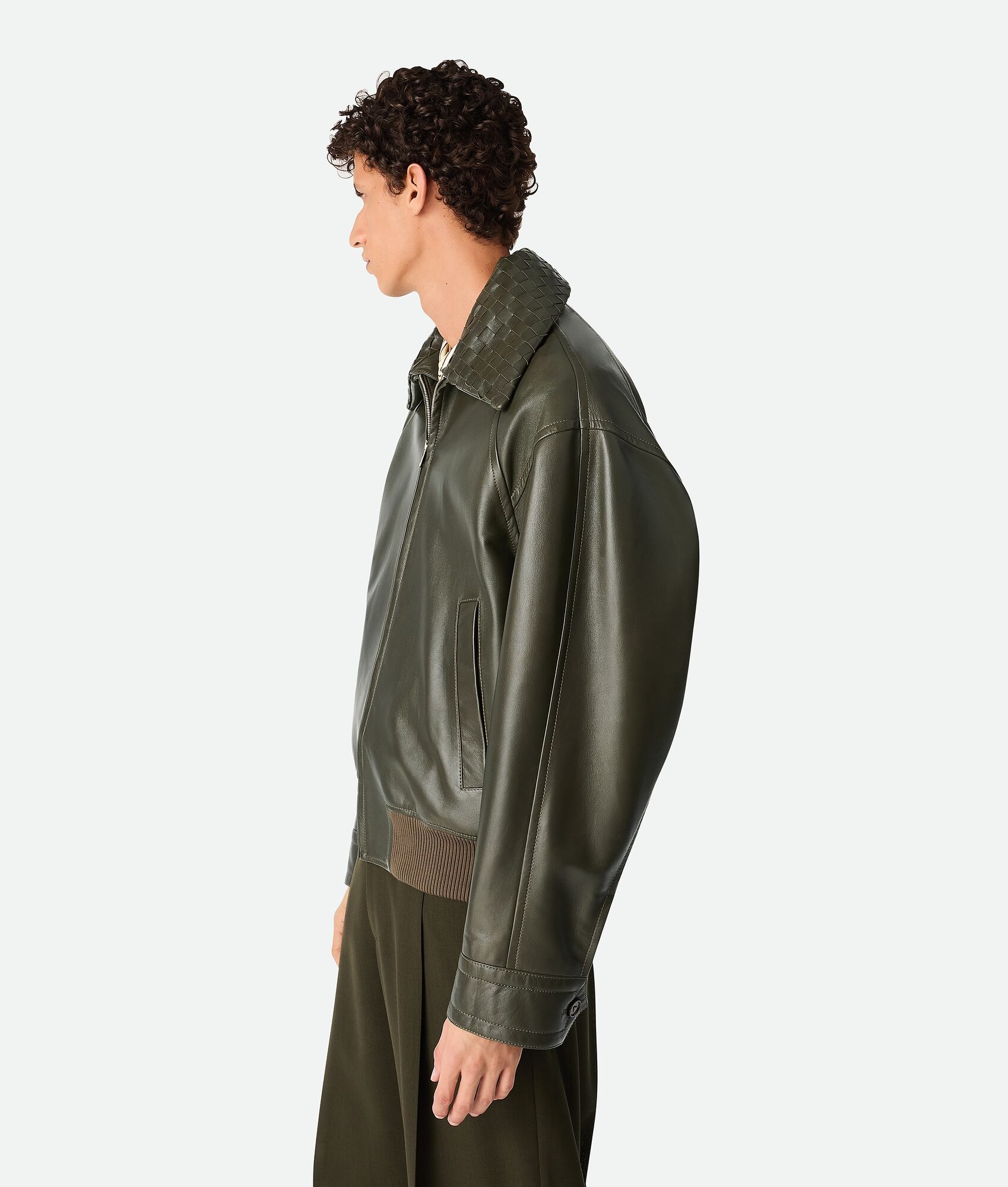 Leather Blouson - 3